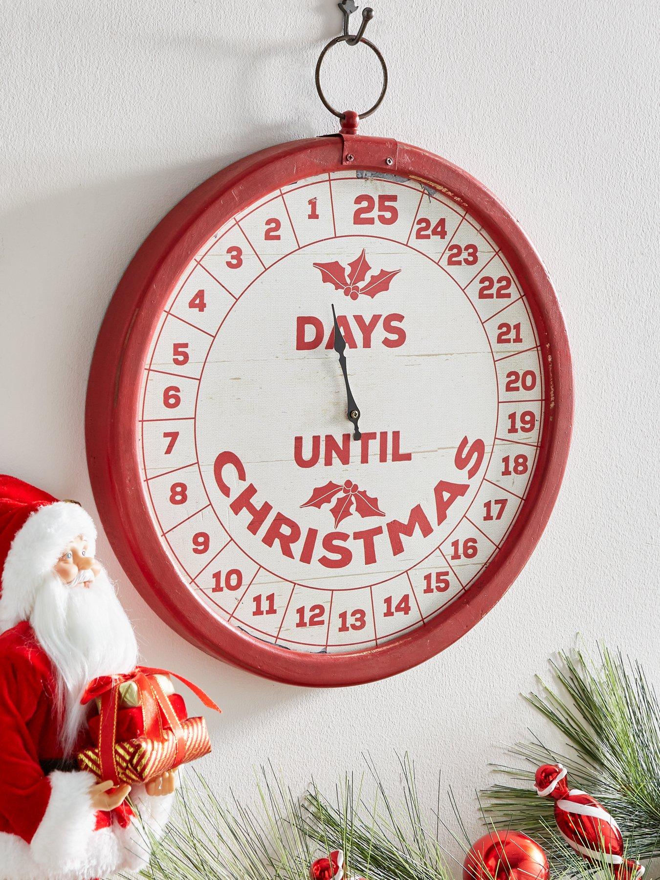 Product photograph of Festive Christmas Countdown Clock from very.co.uk