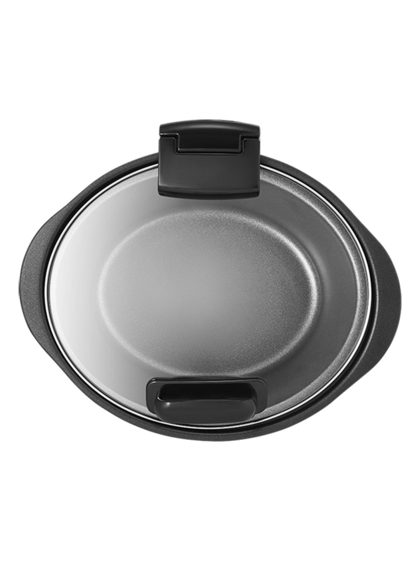 Image 4 of 8 of Morphy Richards 6.5L Sear &amp; Stew Slow Cooker - Hinged Hid - Black - Aluminum