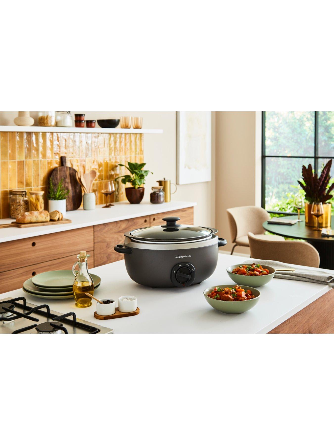 Image 2 of 8 of Morphy Richards Sear and Stew Titanium Slow Cooker 6.5L - Oval