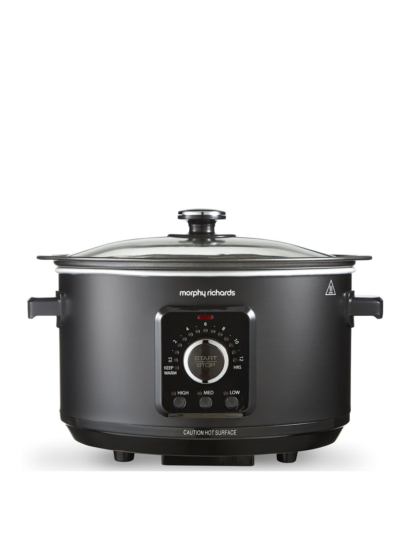 Product photograph of Morphy Richards Easytime Slow Cooker from very.co.uk