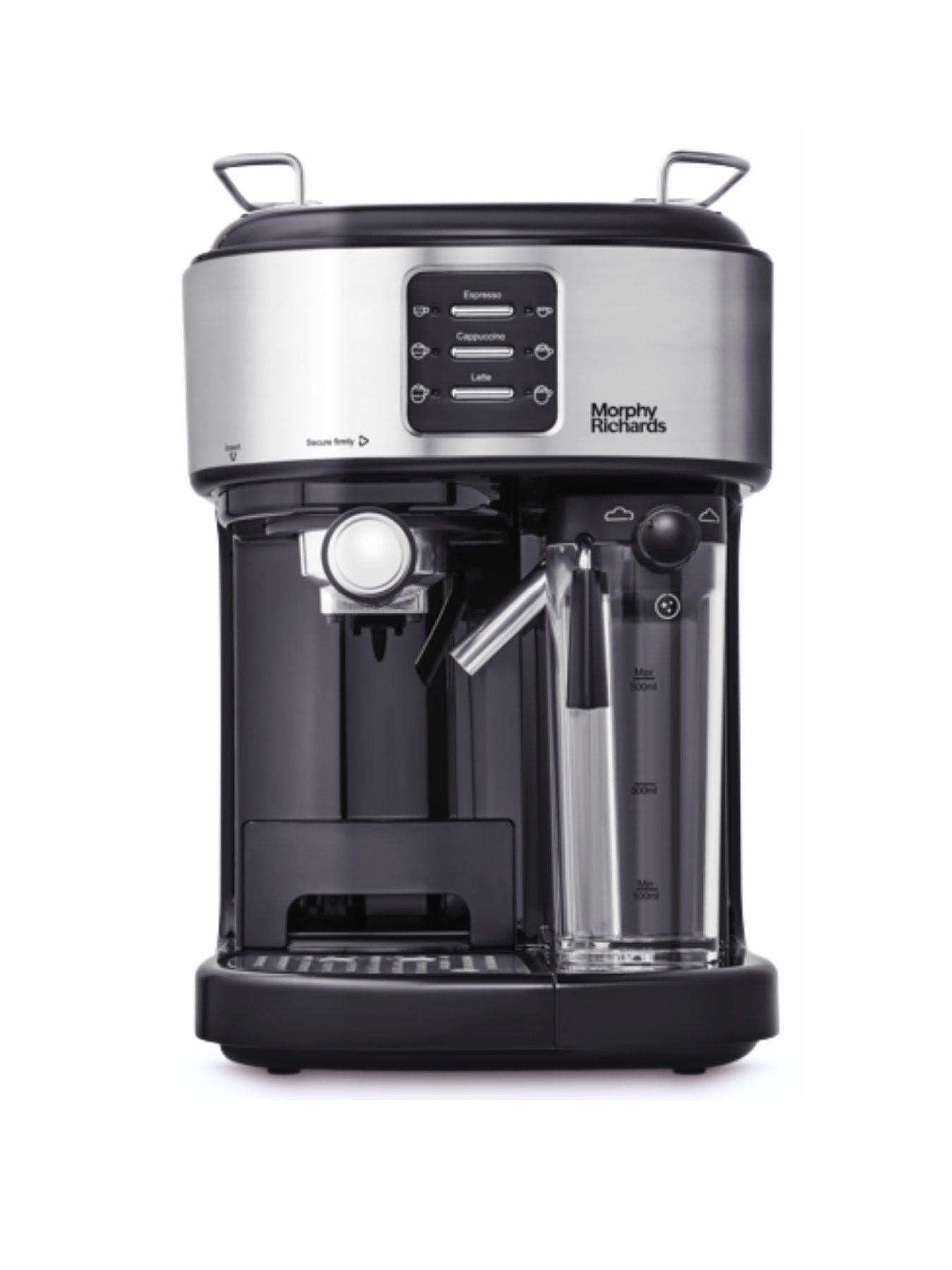 Product photograph of Morphy Richards Automatic Espresso Machine from very.co.uk