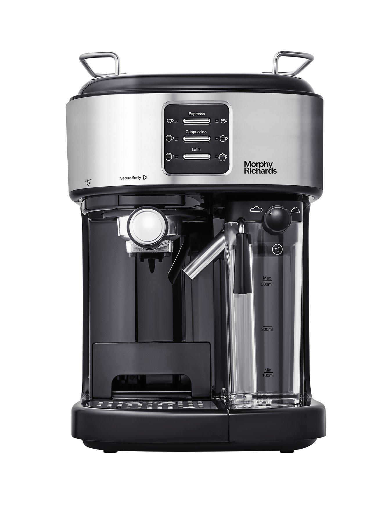 undefined Traditional Pump Espresso Coffee Machine  &  Automatic Milk Frother