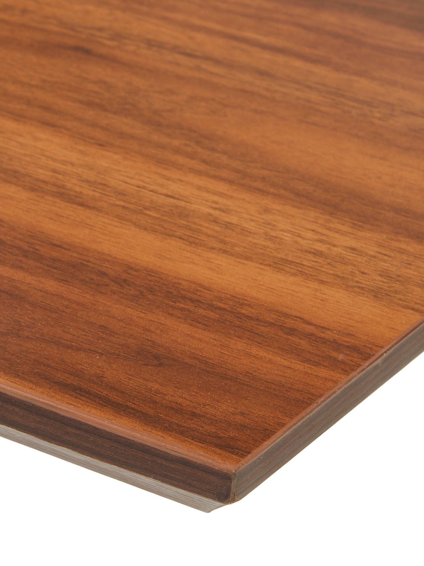 Image 6 of 6 of Very Home Chopstick 160&nbsp;cm Rectangle&nbsp;Wood Top&nbsp;Table + 4 Alisha Boucle Chairs - Brown/Black/Cream
