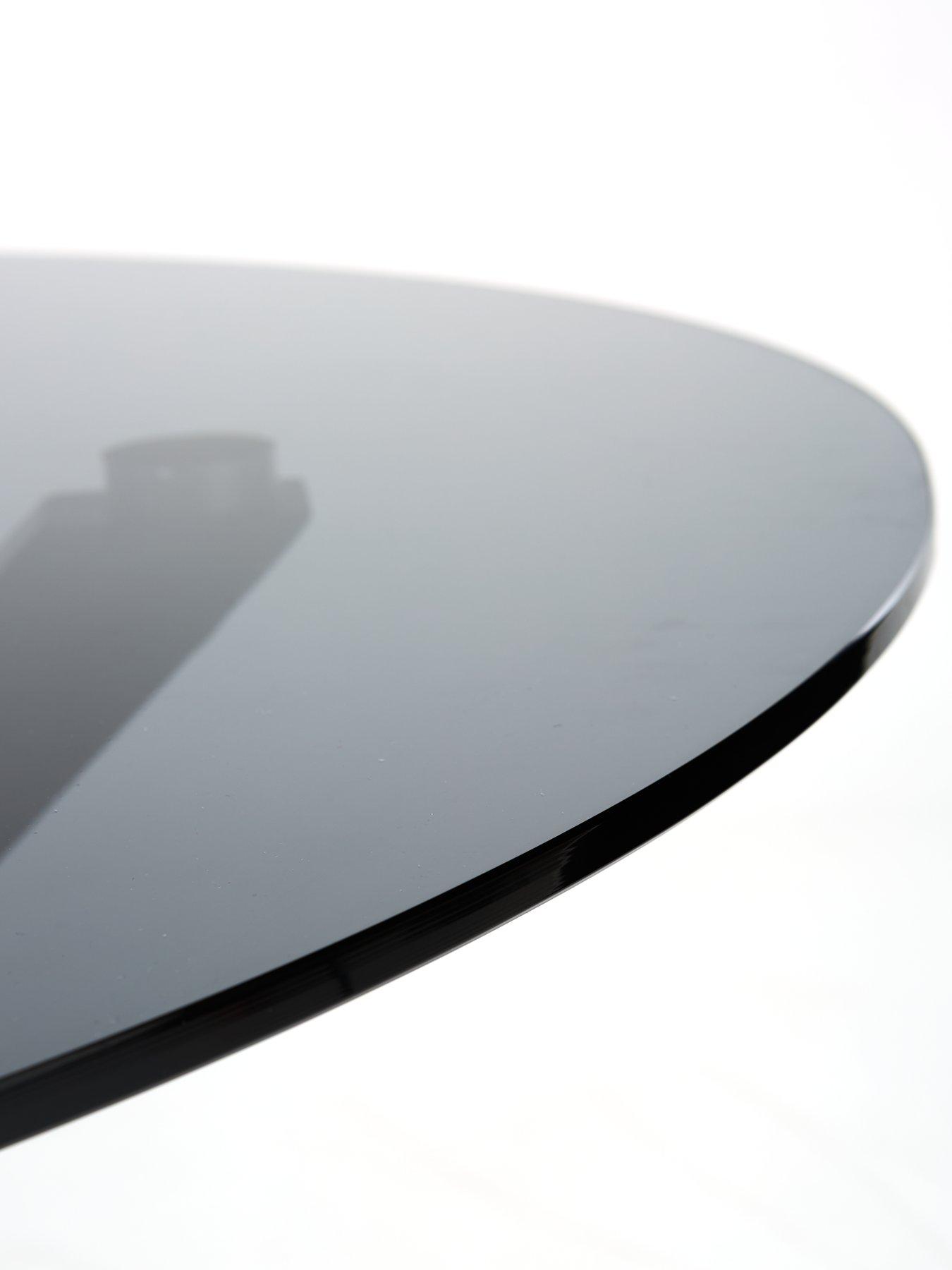 Image 6 of 6 of The Very Collection Chopstick&nbsp;120 cm&nbsp;Round Dining Table + 4 Alisha Chairs - Black/Rust