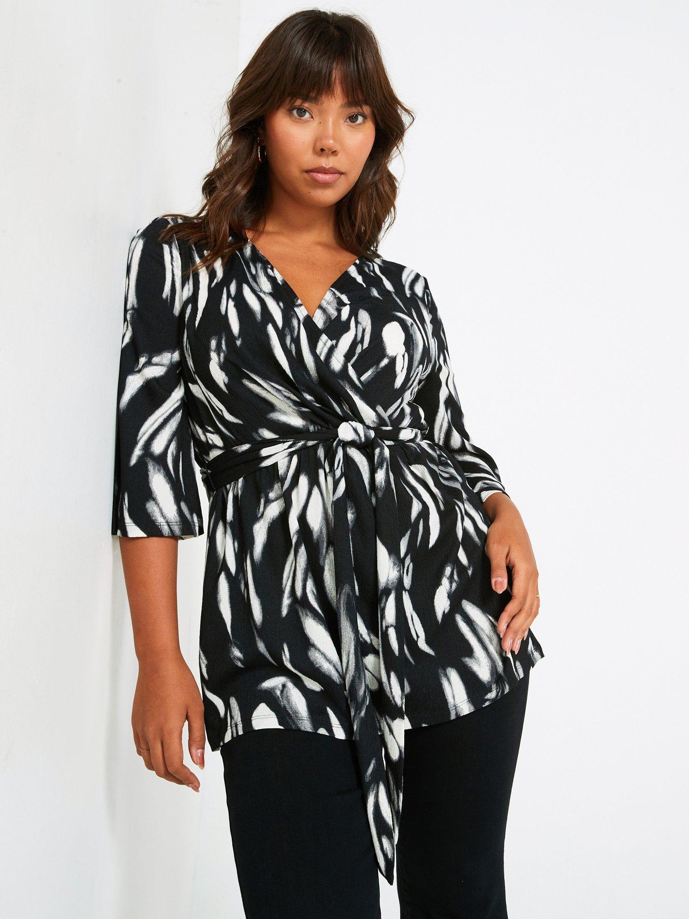 3/4 sleeve single layer top main image 1
