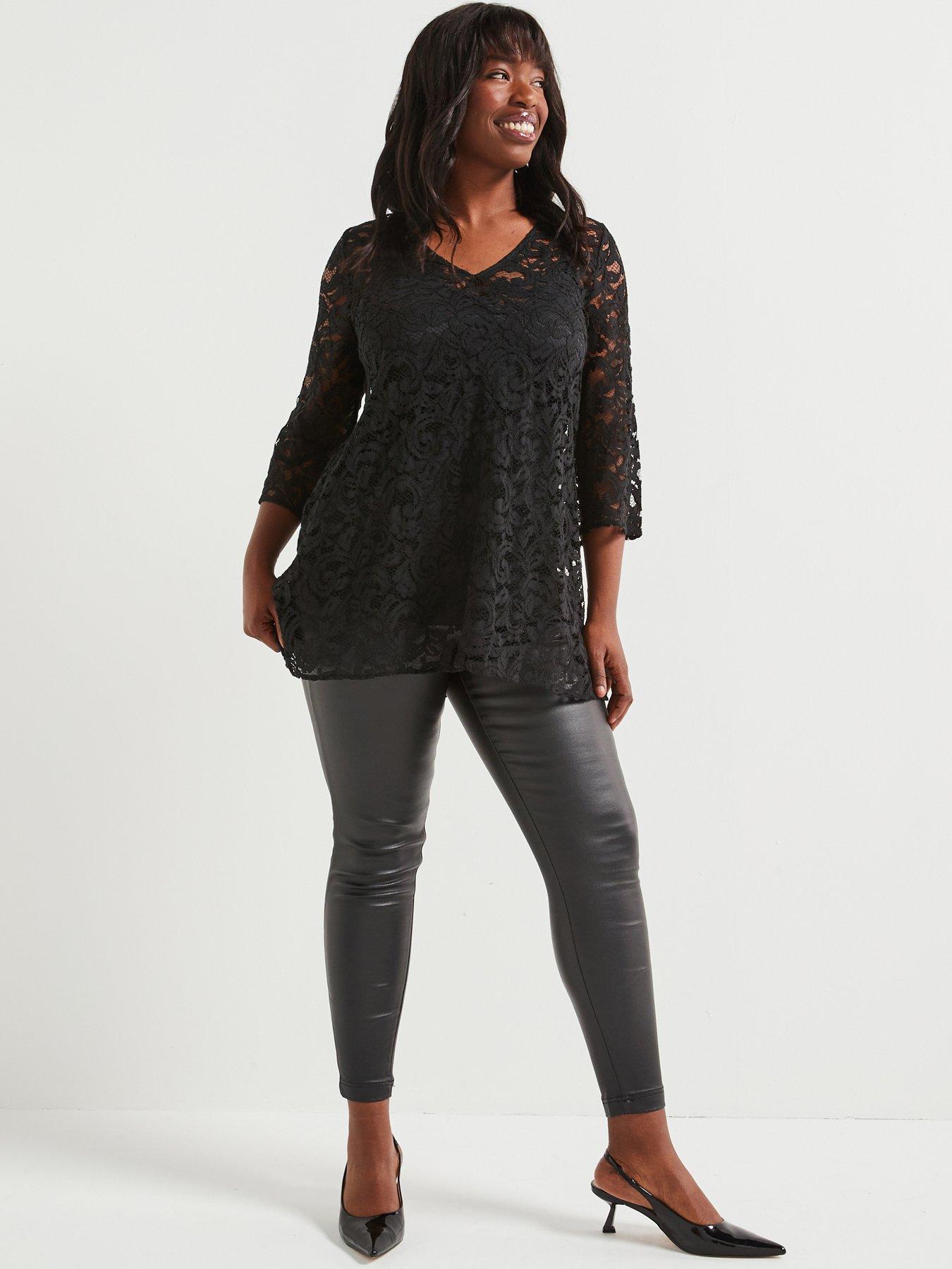 Plus size party tops uk online