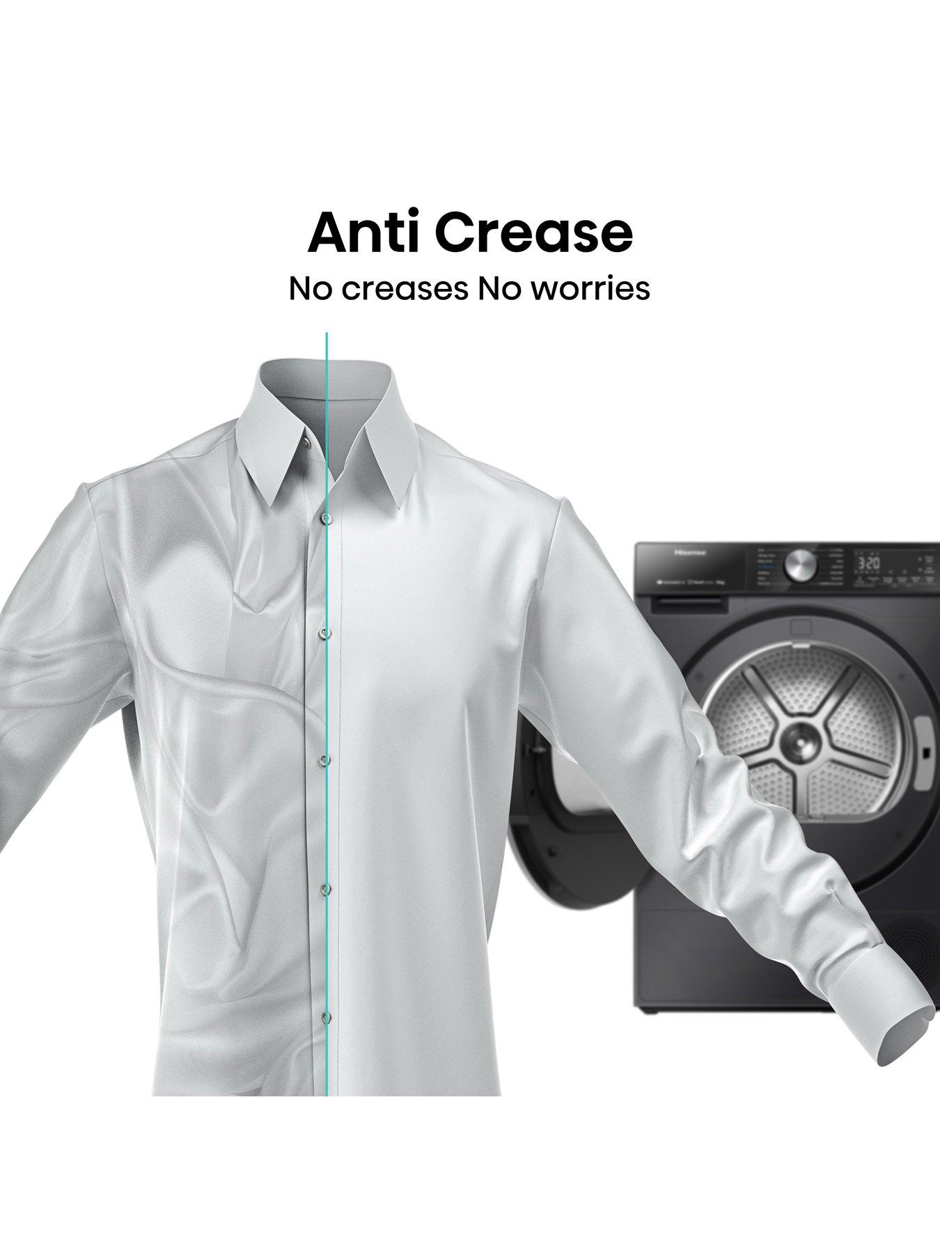 Image 4 of 7 of Hisense 5S Series DH5S102BB 10kg Load Tumble Dryer with Touch Control, Ion Refresh - Black - A+++ Rated