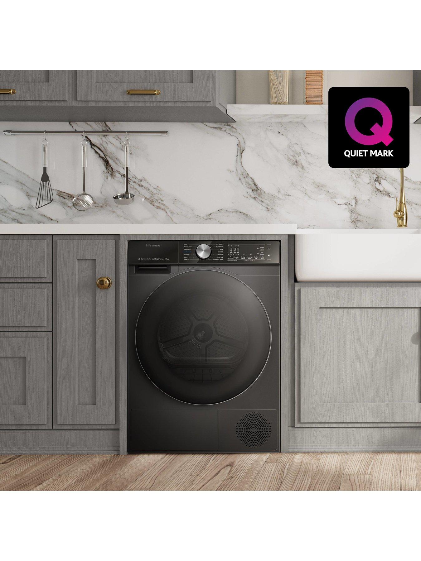 Image 6 of 7 of Hisense 5S Series DH5S102BB 10kg Load Tumble Dryer with Touch Control, Ion Refresh - Black - A+++ Rated