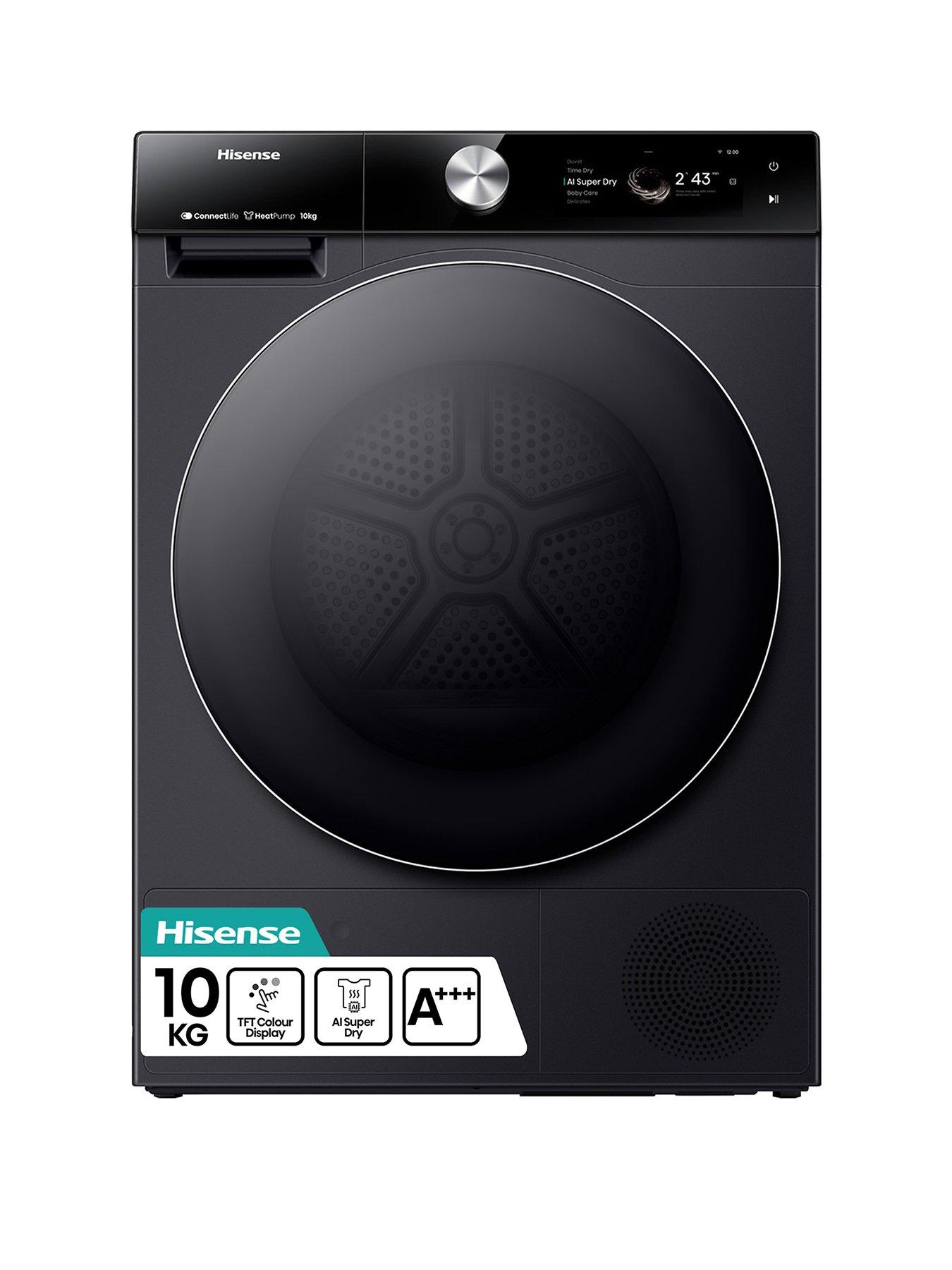 undefined 7S Series DH7S107BB 10kg Load, AI Tumble Dryer with Touch Control - Black - A+++ Rated
