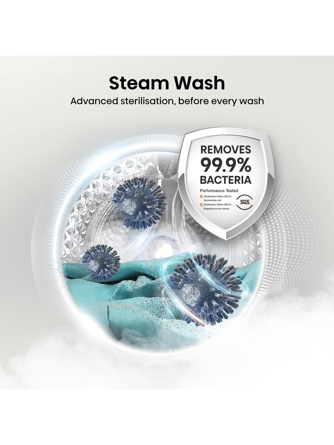 Image 5 of 8 of Hisense 3S Series WD3S9043BW3 9kg Wash, 6kg Dry, 1400 Spin Washer Dryer - White - A Rated