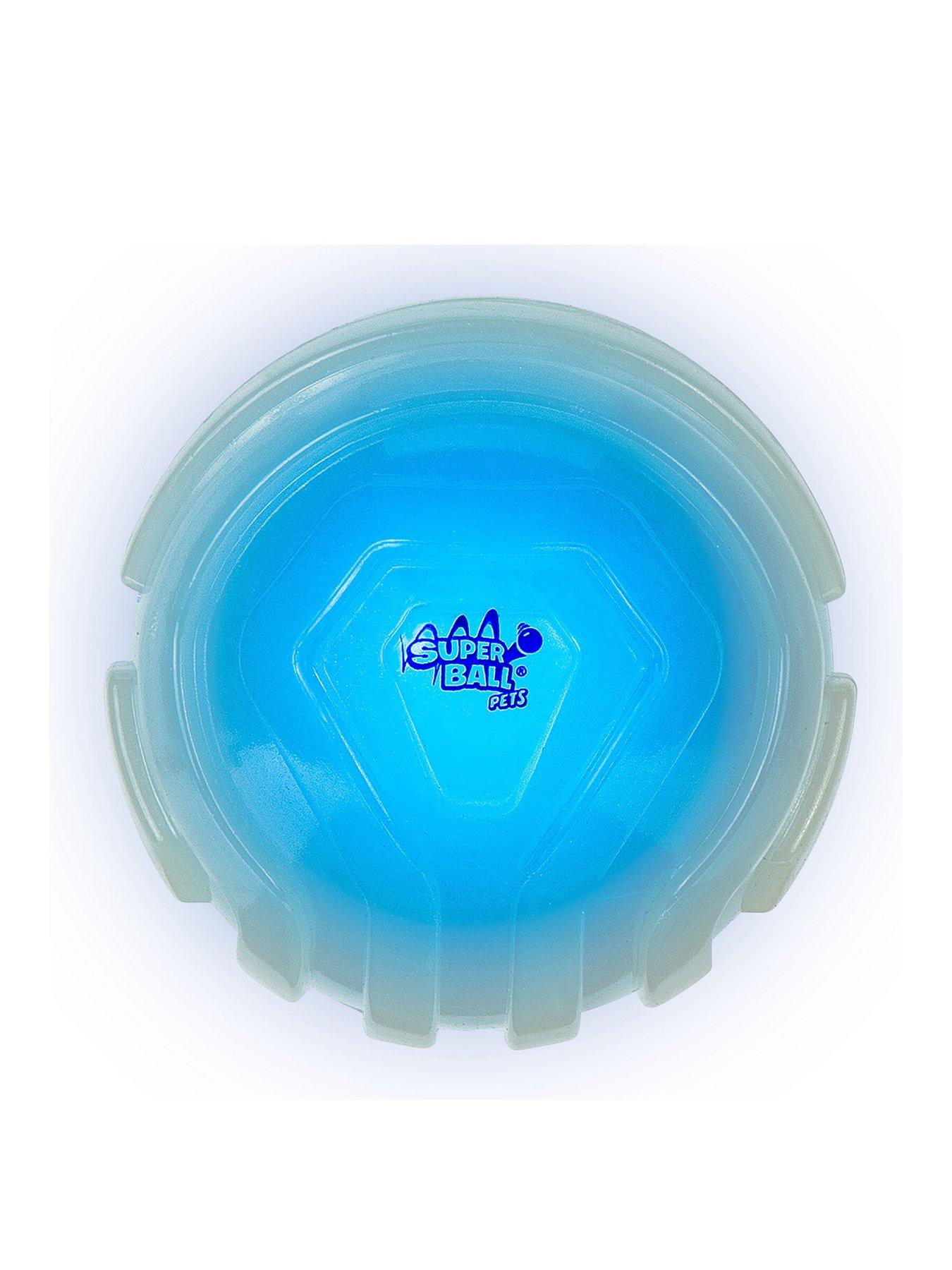 Image 2 of 4 of Wham-O Pets SuperBall Bounce Glow Light - 2.5-Inch Light-Up Dog Ball with Encased LED Light and Durable BPA Free Rubber