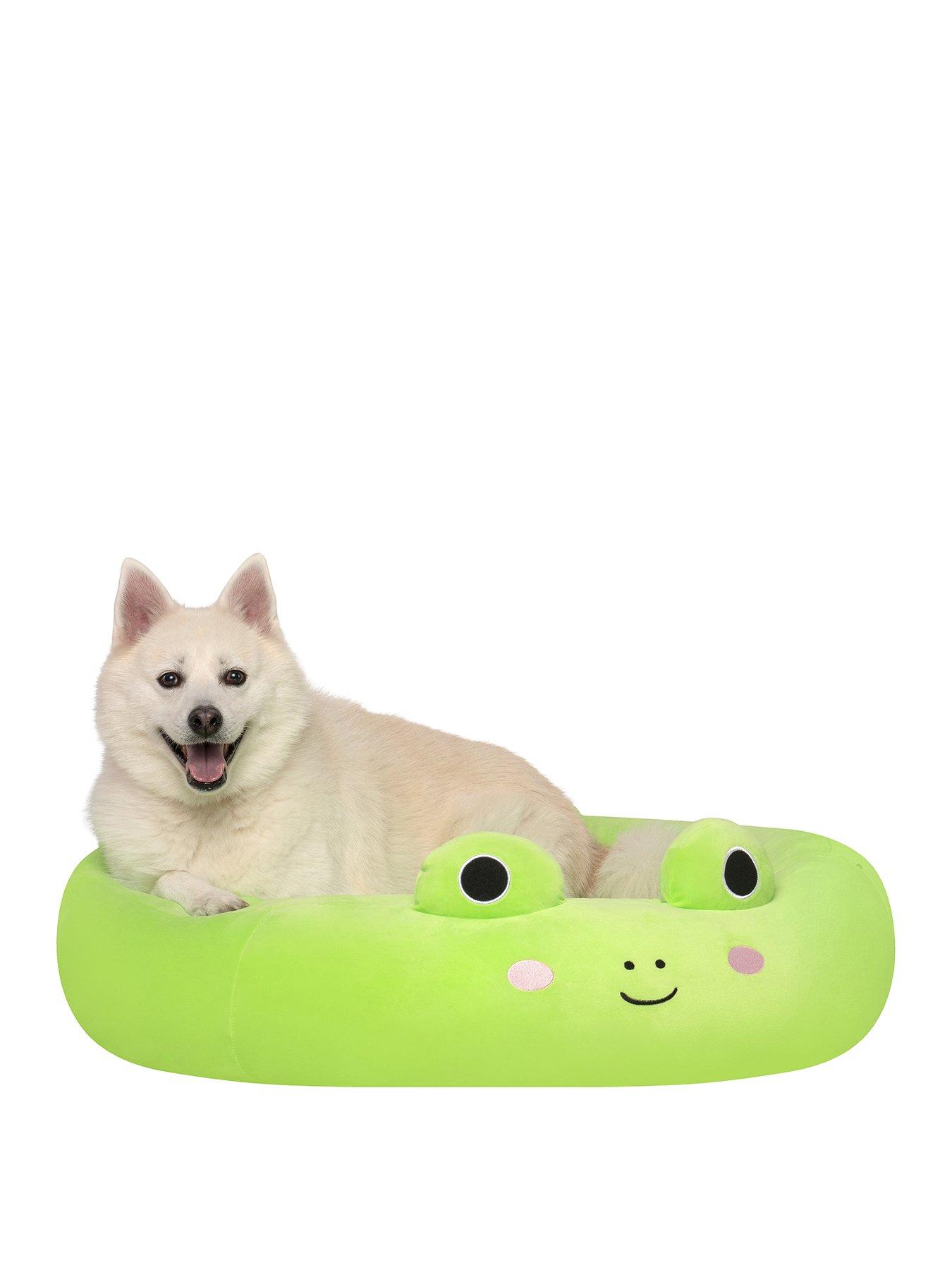 undefined 30-Inch Wendy Frog Pet Bed - Large Ultrasoft Original Squishmallows Plush Pet Bed