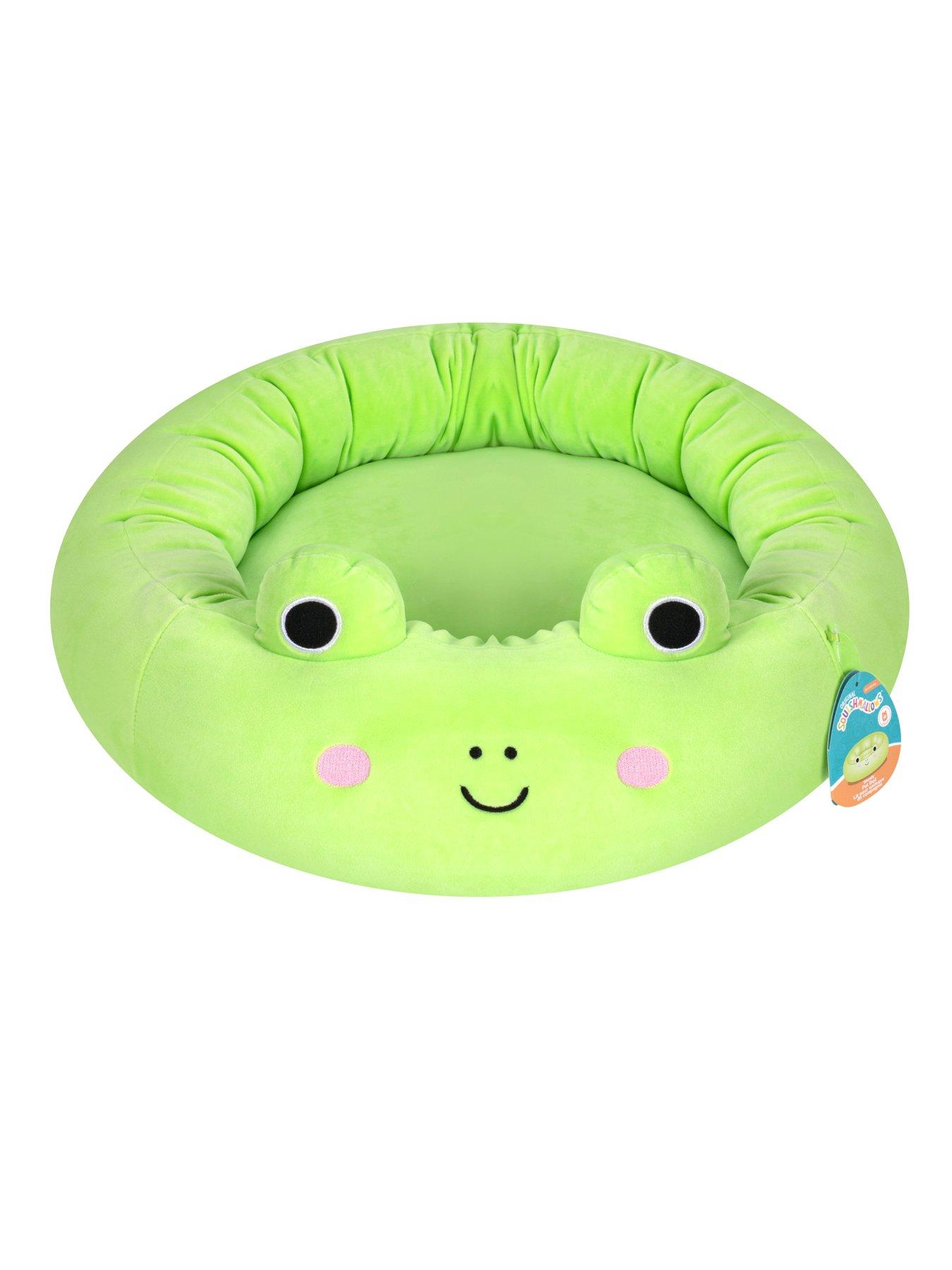 Image 3 of 7 of Squishmallows 30-Inch Wendy Frog Pet Bed - Large Ultrasoft Original Squishmallows Plush Pet Bed