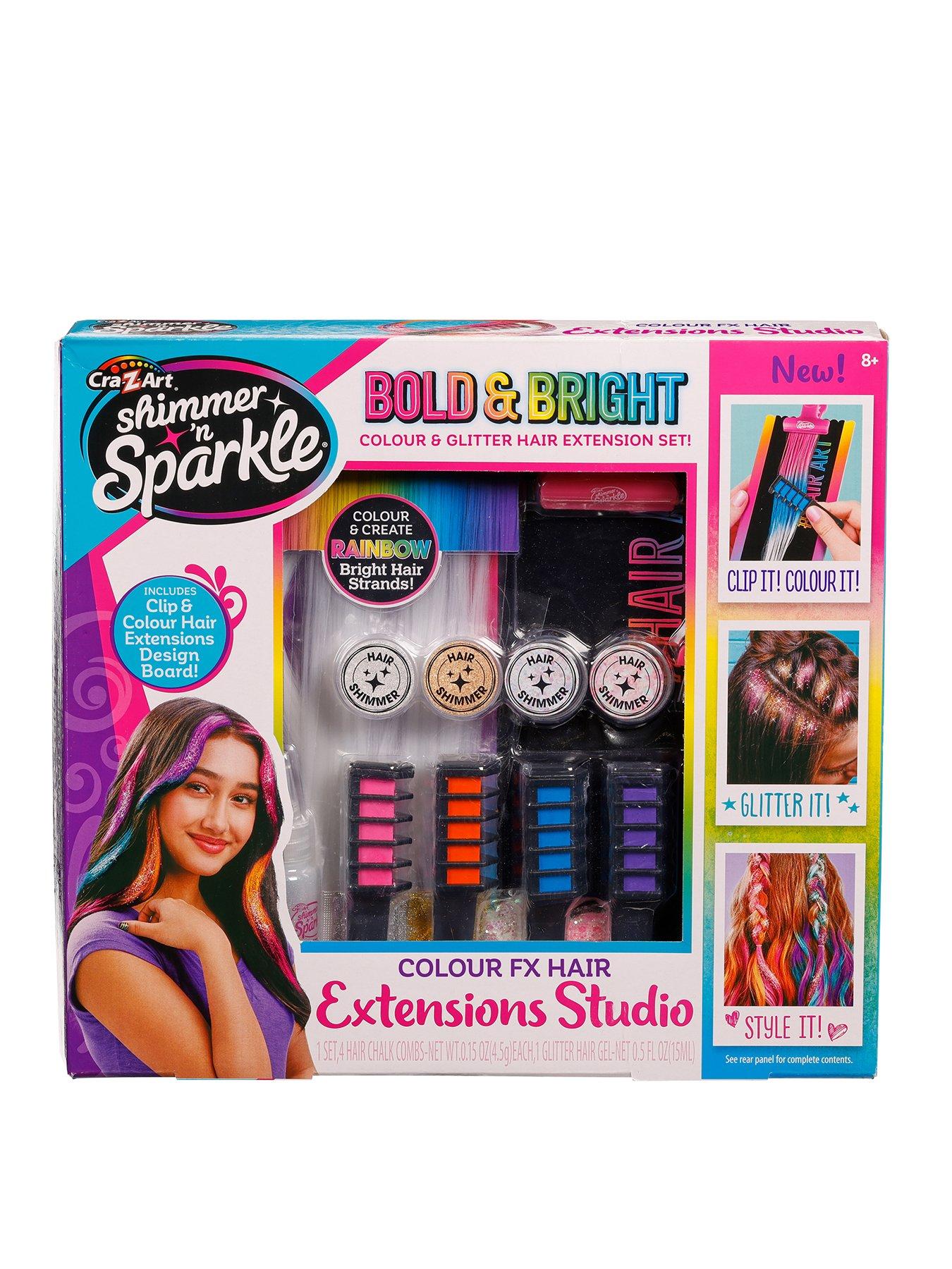 undefined Shimmer N Sparkle Colour FX Hair Extensions Studio