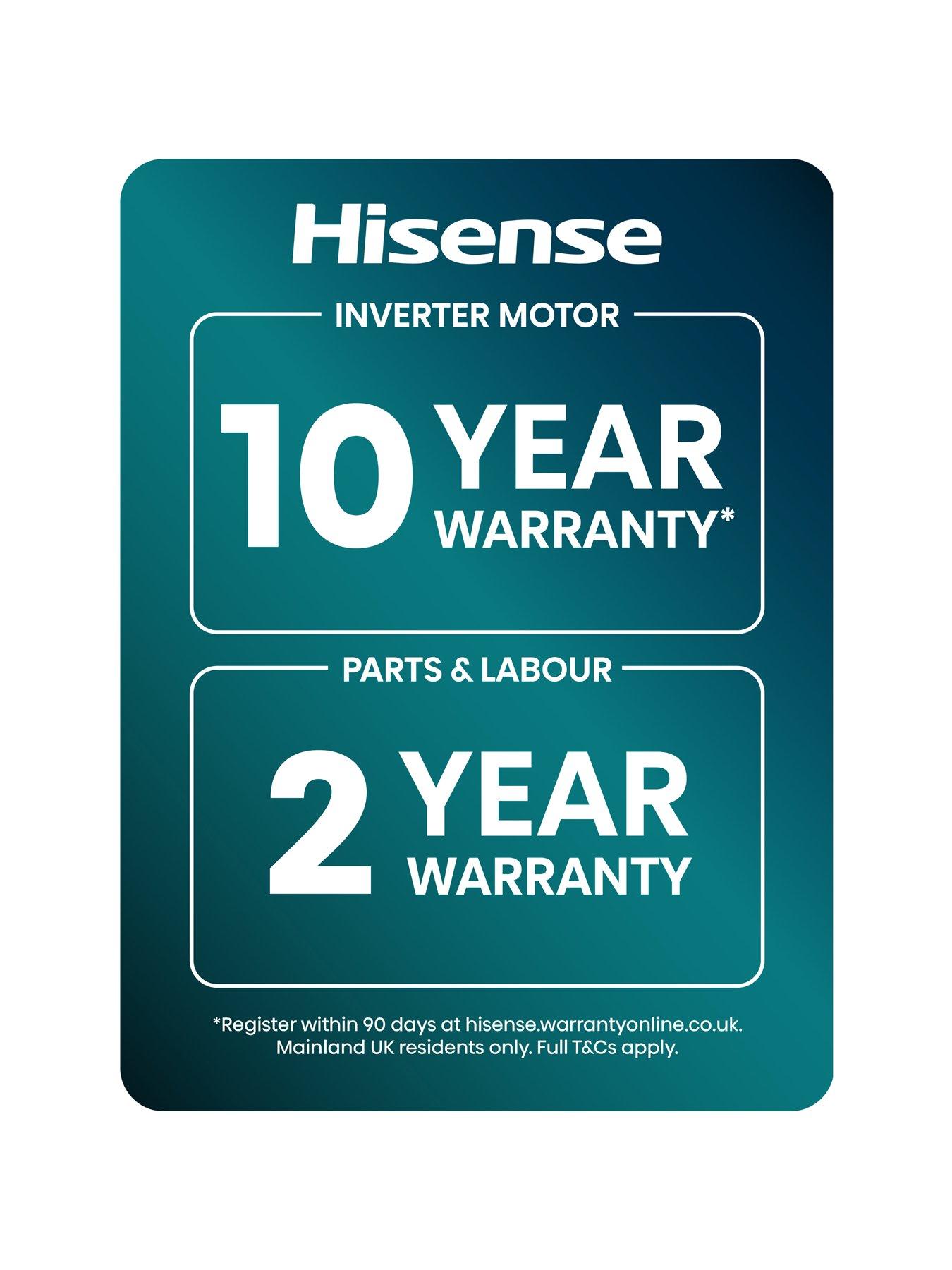 Image 7 of 8 of Hisense 7S Series WF7S1247BB 12kg Load, 1400 Spin, AI Washing Machine with Touch Control - Black - A Rated