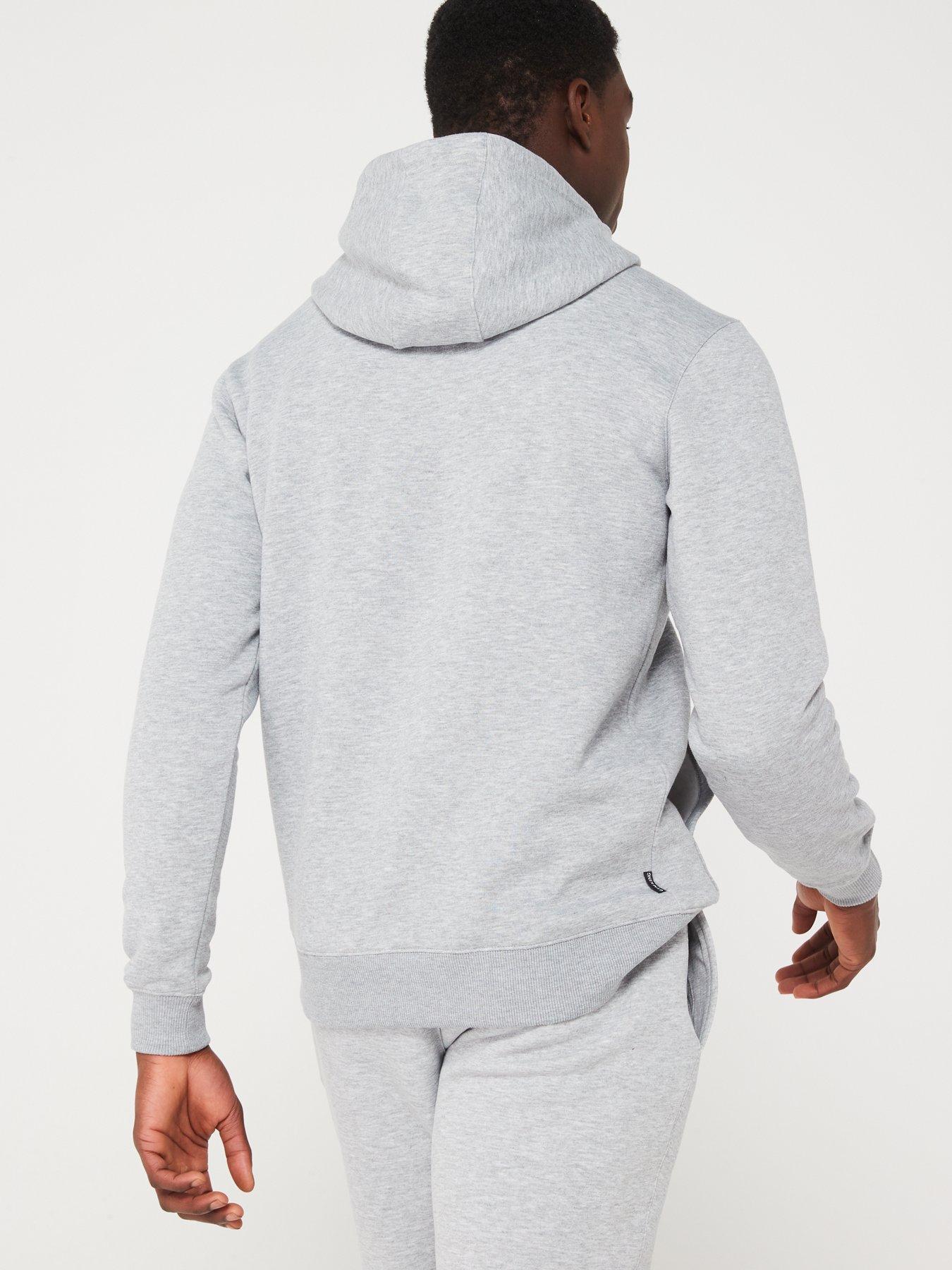 Gym King Mens Fundamental Fleece Hoodie - Grey | Very.co.uk