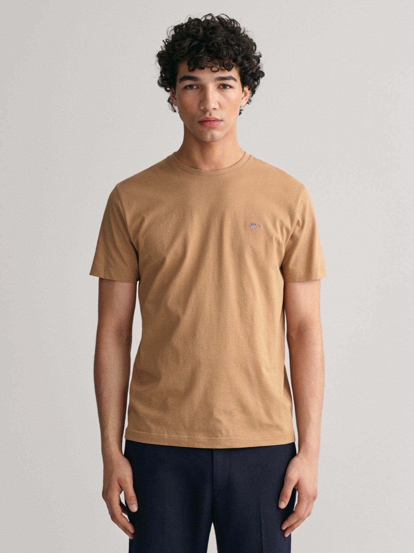 GANT Regular Fit Shield T-Shirt Khaki Very
