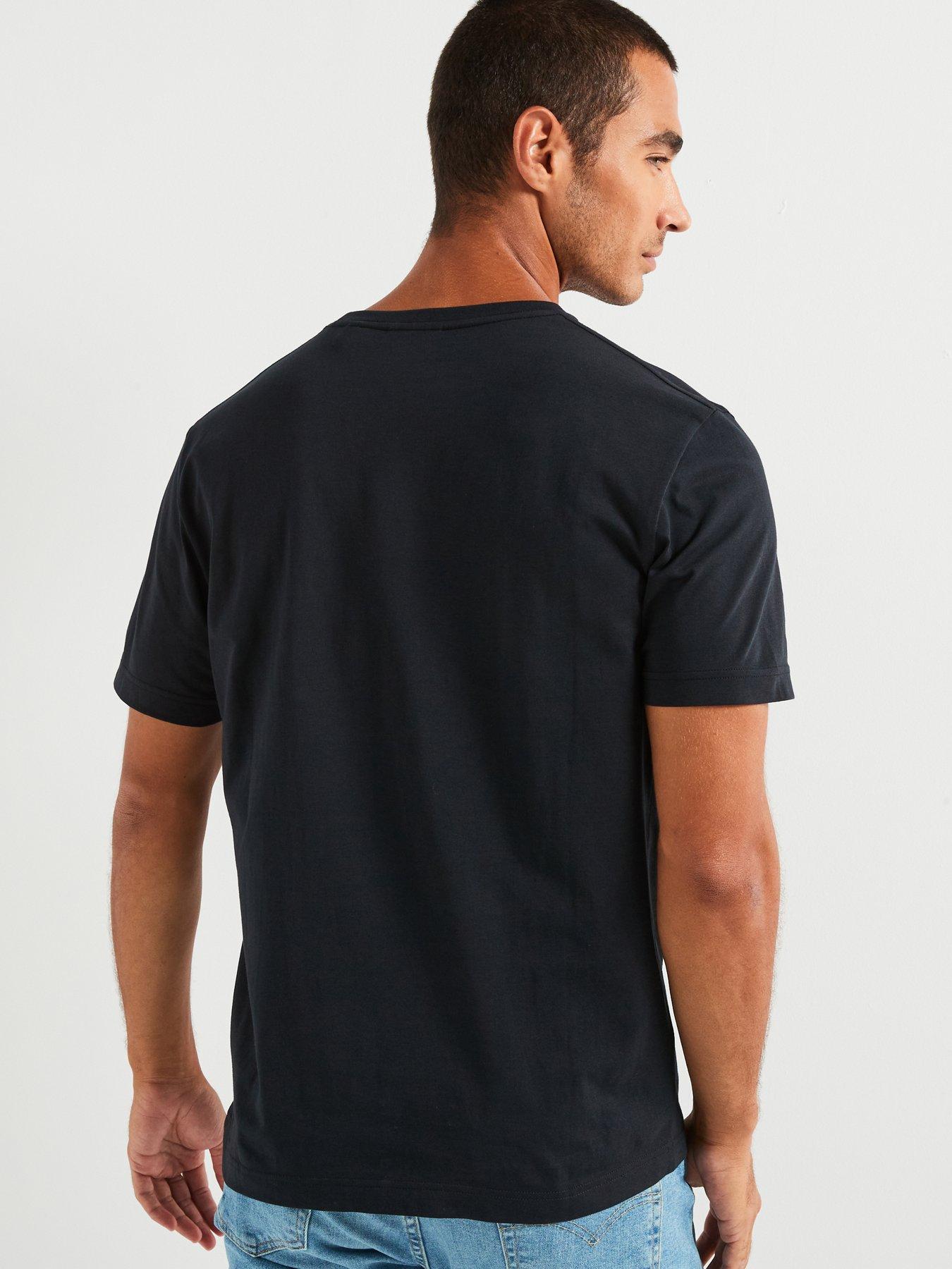 Image 2 of 5 of GANT Regular Fit Shield T-Shirt - Black