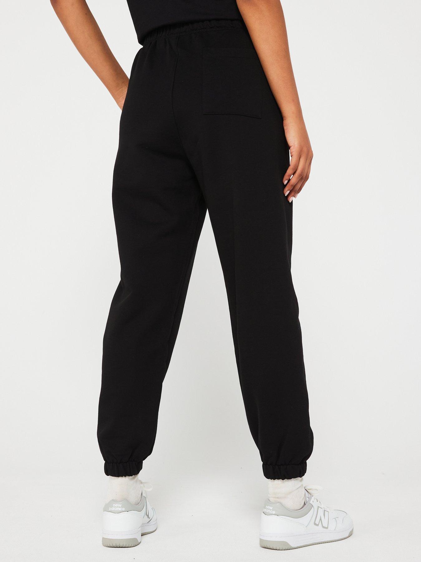 Gym King Womens Established Relaxed Jogger - Black/White | Very.co.uk