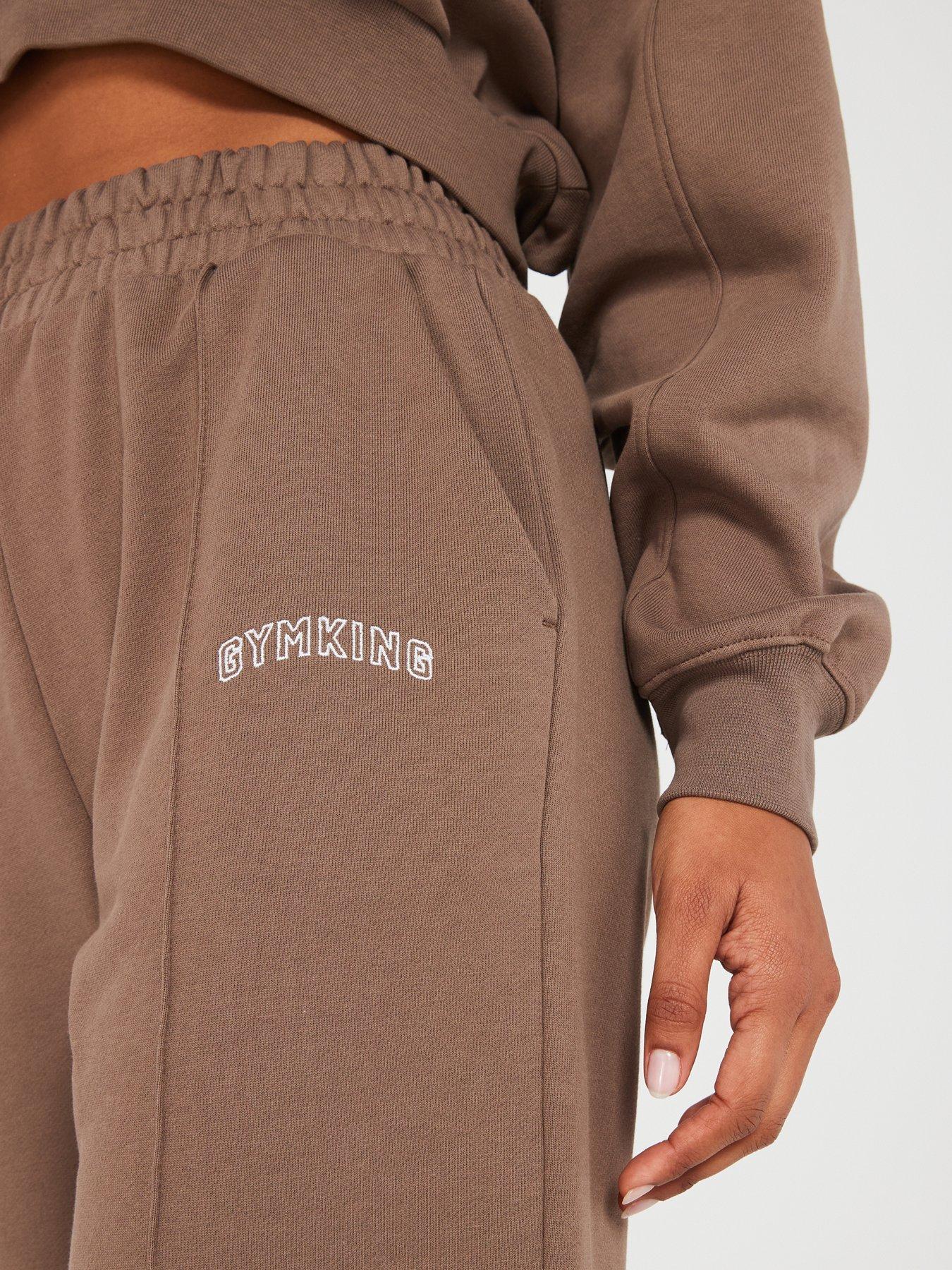Image 4 of 4 of Gym King Womens Refresh Straight Leg Jogger  - Brown