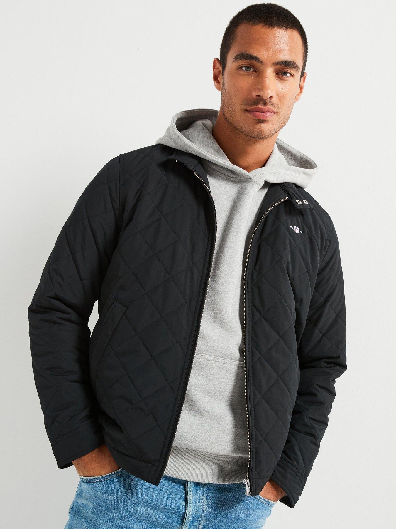 Quilted Windcheater Jacket Black