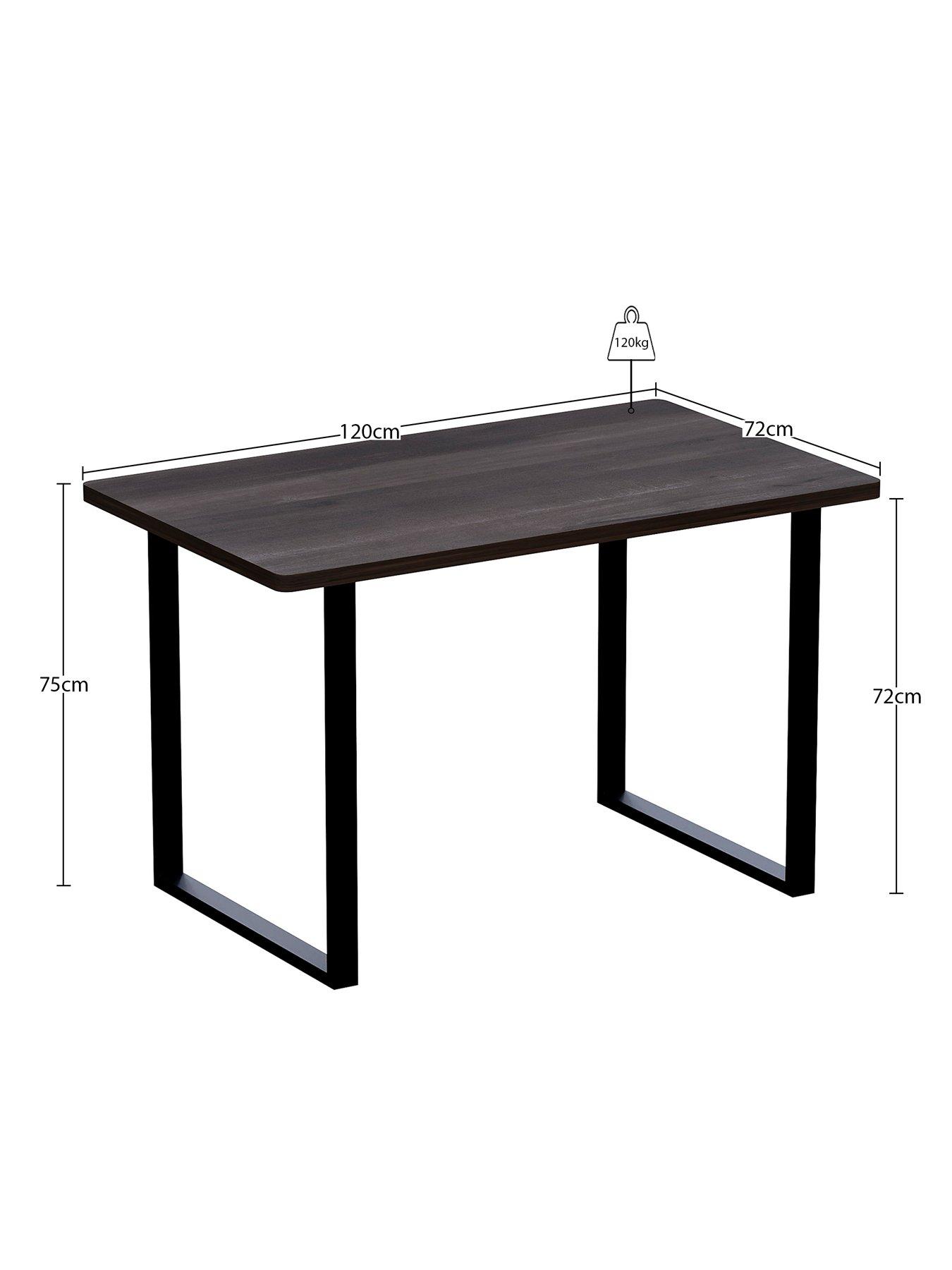 Vida Designs Munich 4 Seater Dining Table With U Shape Legs | Very.co.uk