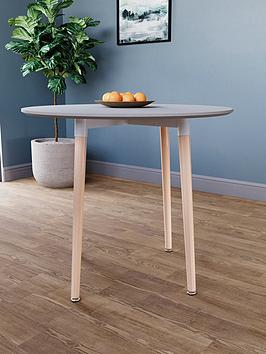 Product photograph of Vida Designs Batley 4 Seater Round Dining Table from very.co.uk