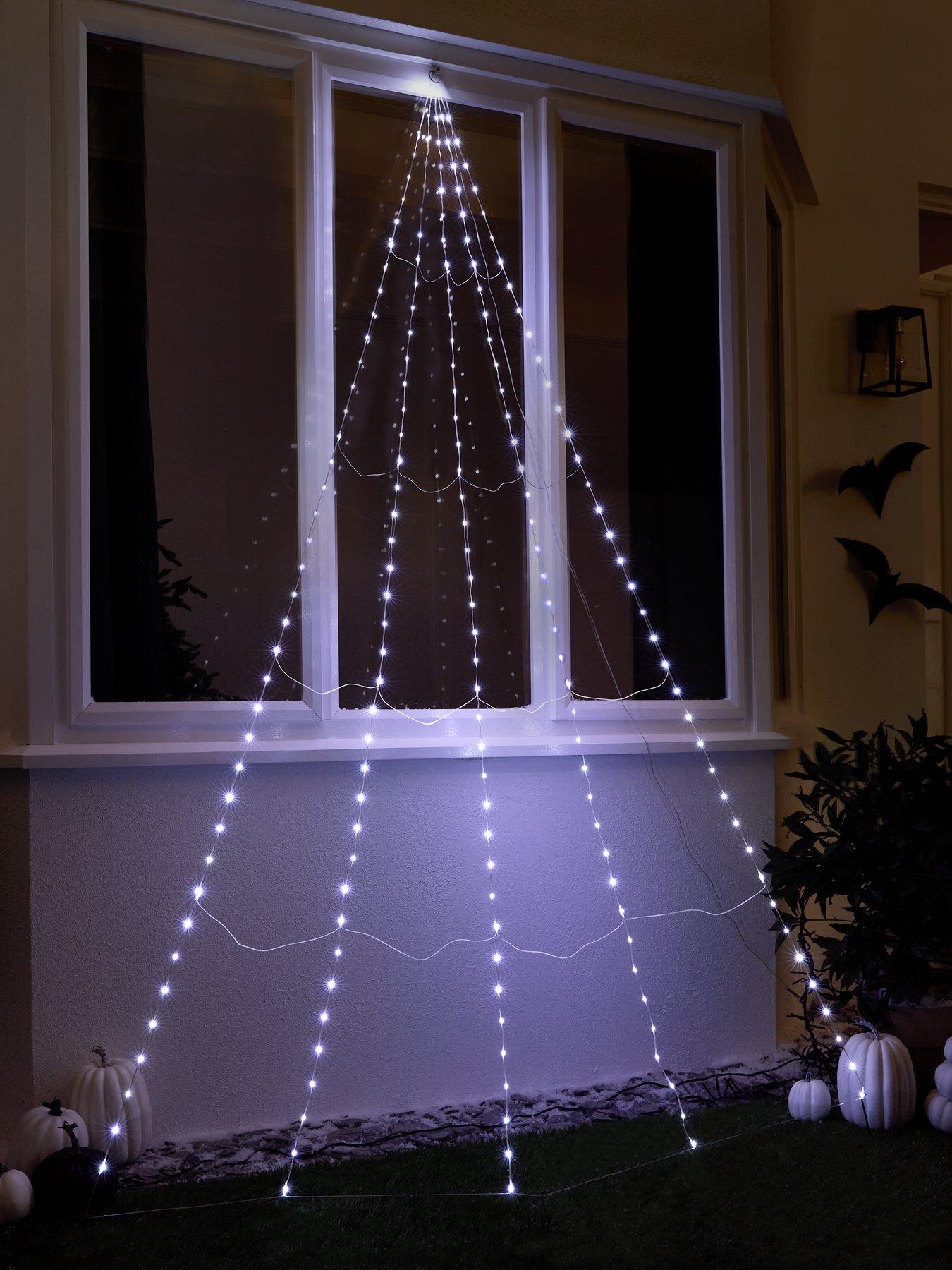 Product photograph of Festive Spider Web Indoor Outdoor Light from very.co.uk