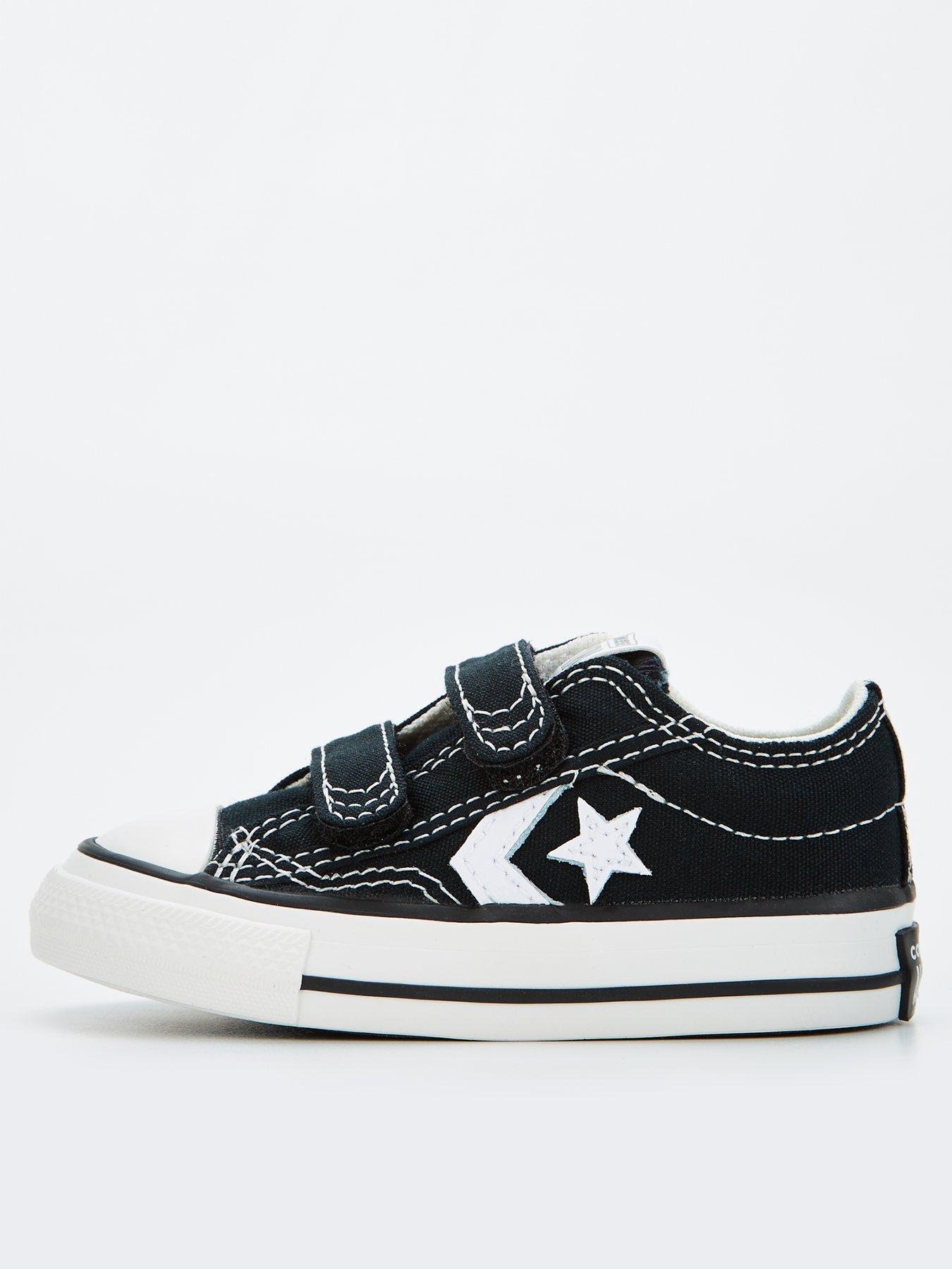 undefined Infant Star Player 76 Ox Trainers - Black/White