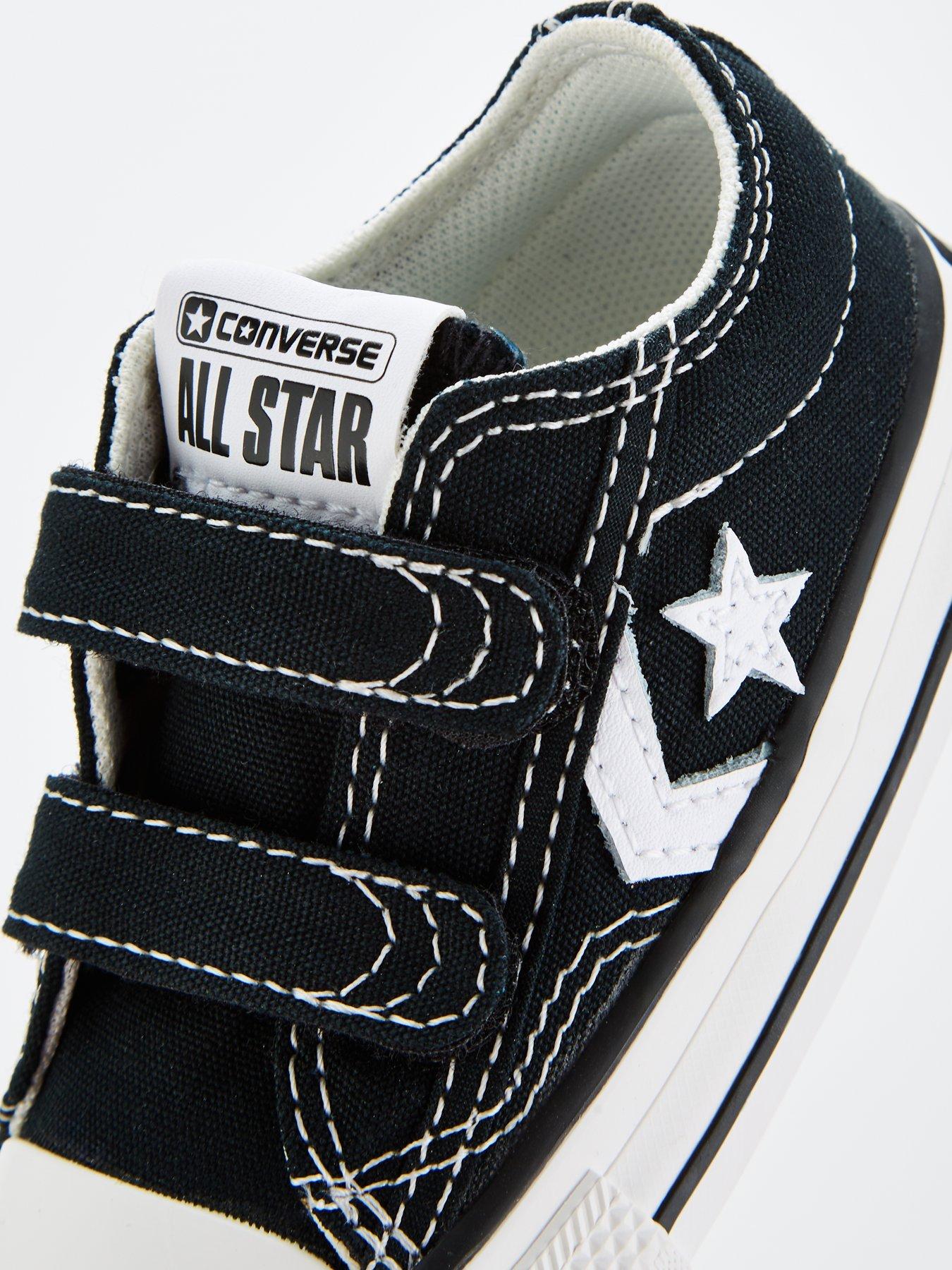 Infant Star Player 76 Ox Trainers Black white