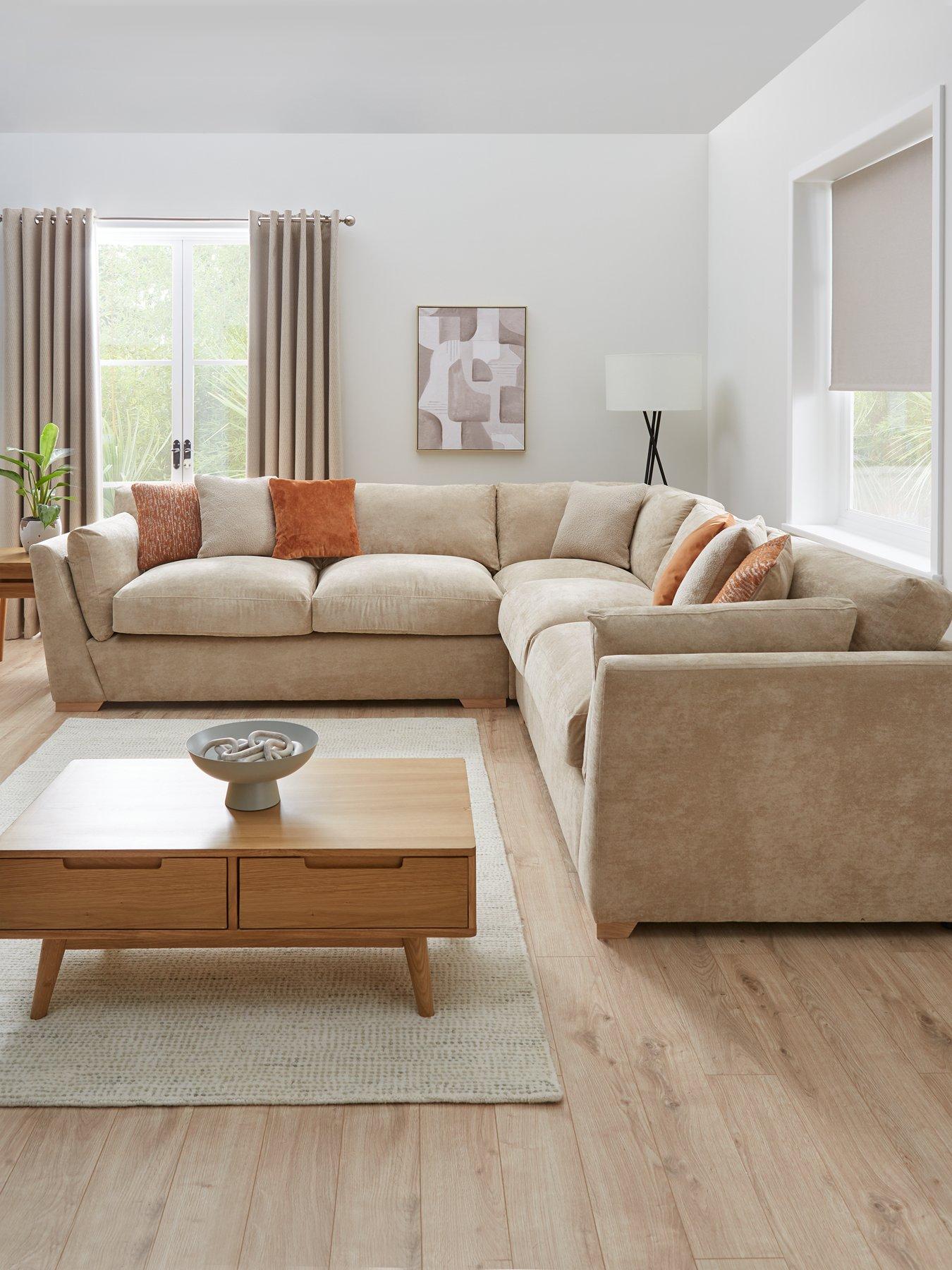 Very Home Lexington Fabric Corner Group - Made to Order in the UK