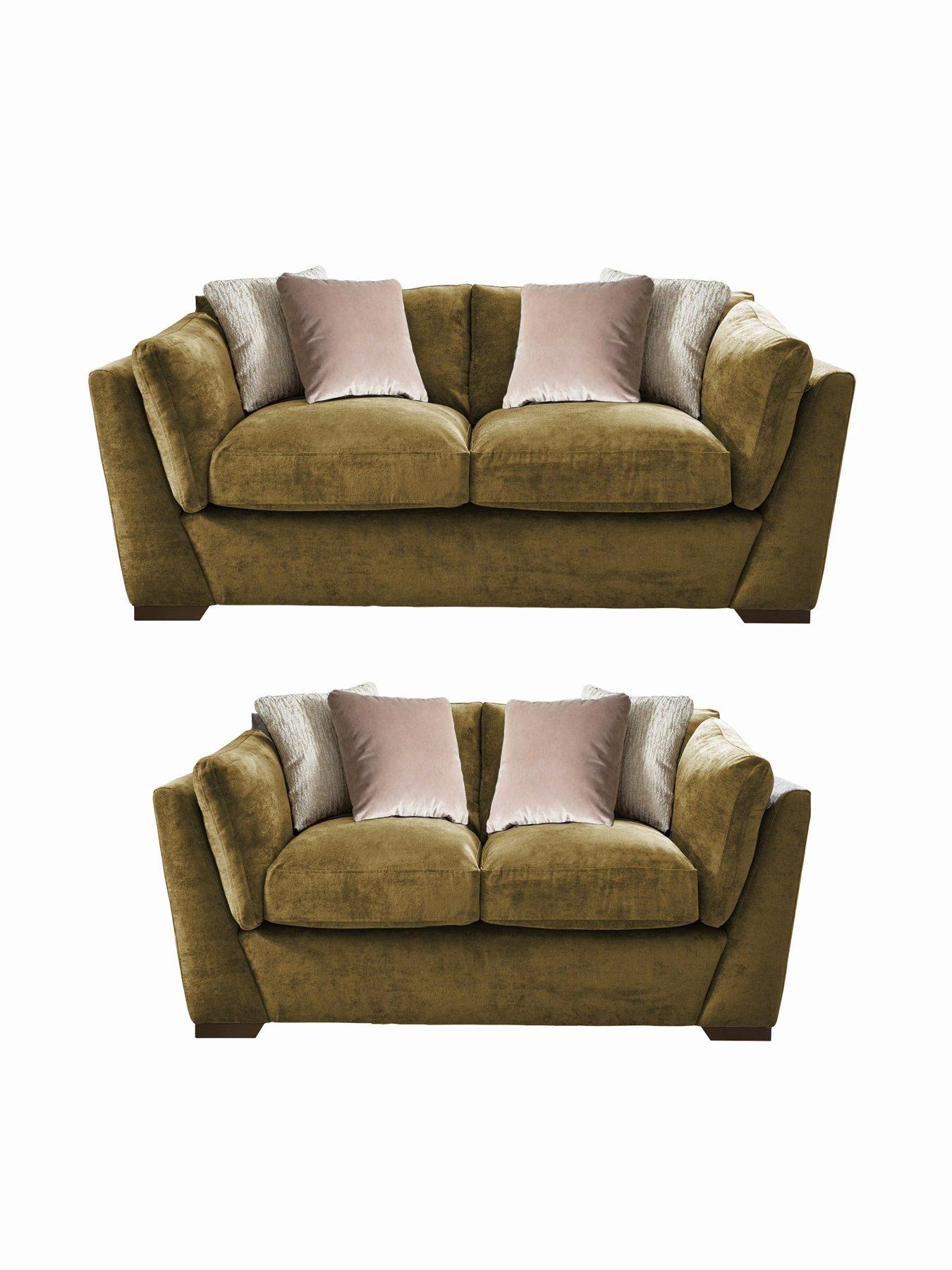 Very Home Lexington 3 + 2 Seater Fabric Sofa Set (Buy  &  SAVE!) - Made to Order in the UK