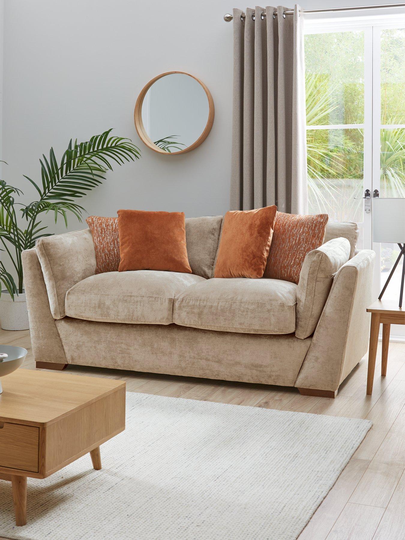 Product photograph of Very Home Lexington 2 Seater Fabric Sofa from very.co.uk