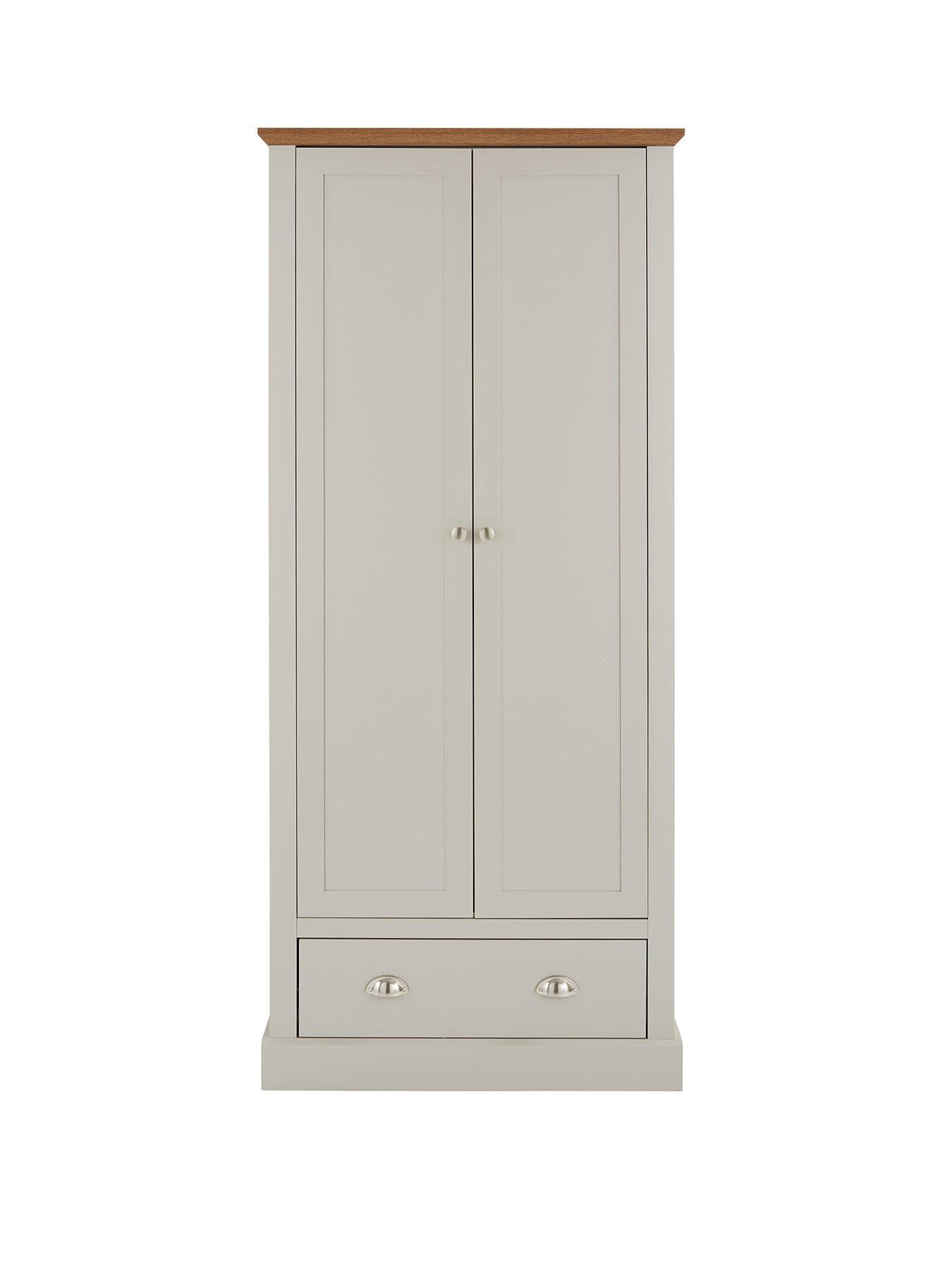 Image 2 of 7 of Very Home Crawford 3 Piece Package Deal - 2 Door Wardrobe, 4 Drawer Chest and 2 Drawer Bedside Chest