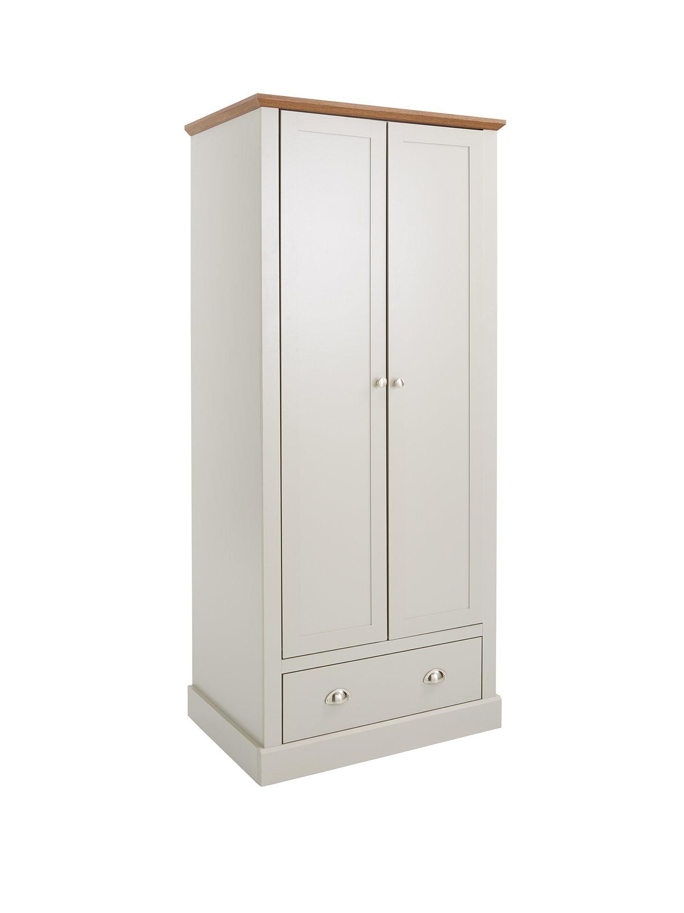 Image 3 of 7 of Very Home Crawford 3 Piece Package Deal - 2 Door Wardrobe, 4 Drawer Chest and 2 Drawer Bedside Chest