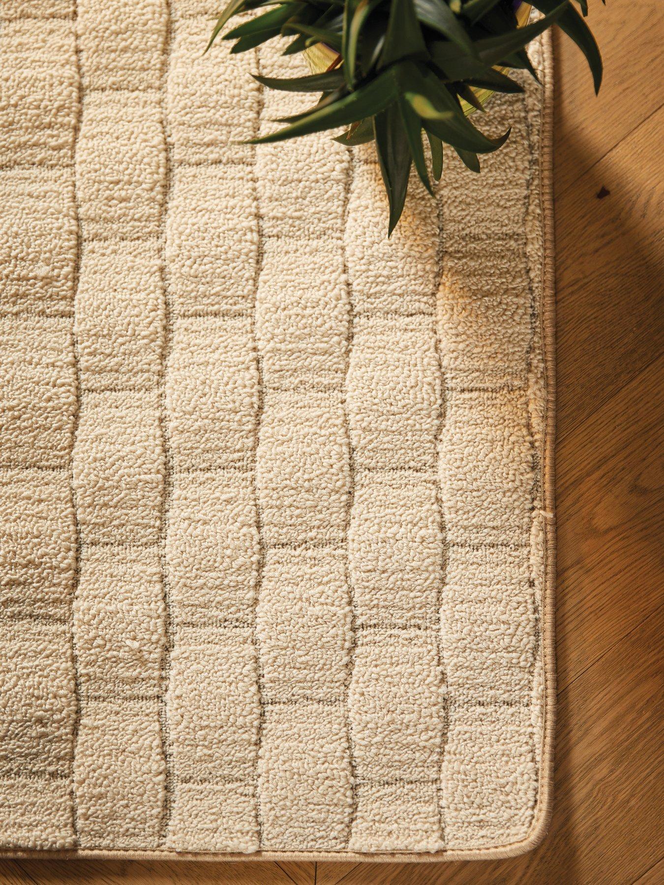 Product photograph of Hug Rug Sculptured Weave Runner from very.co.uk