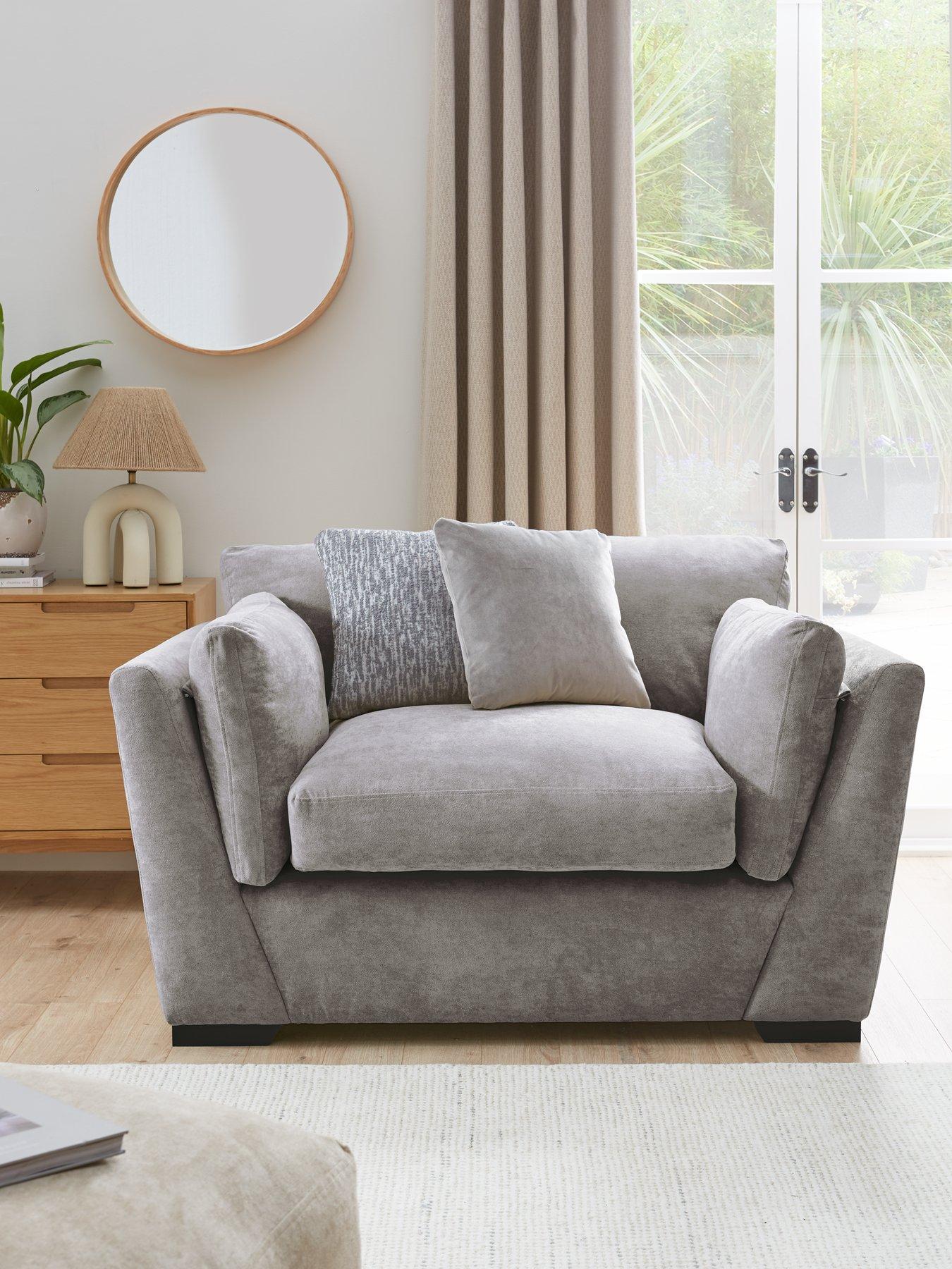 The Very Collection Lexington Fabric Snuggle  Seat - Made to Order in the UK - FSC® Certified