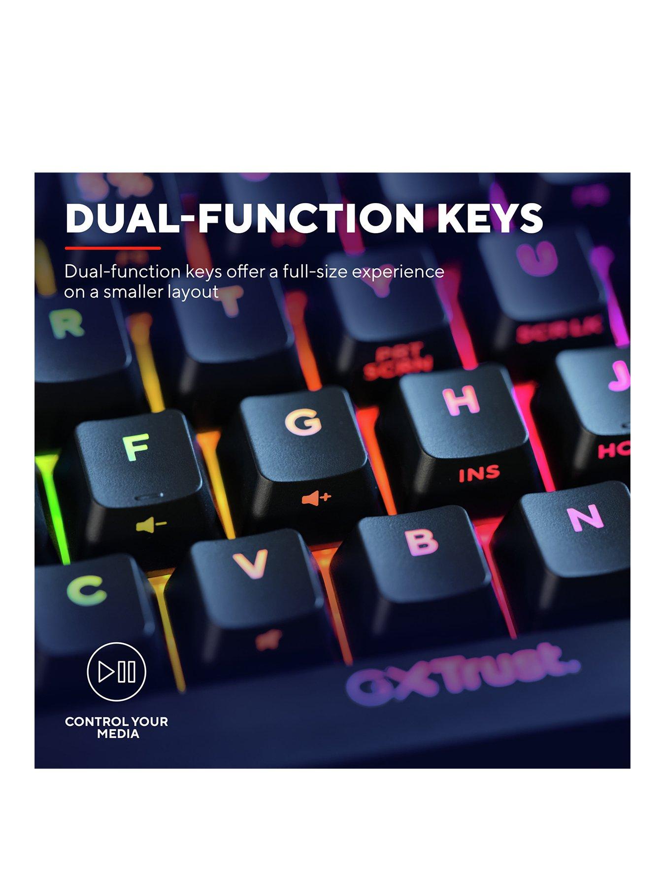 Image 2 of 6 of Trust GXT867 Acira 60% Mini Mechanical Gaming Keyboard with Full RGB Illumination