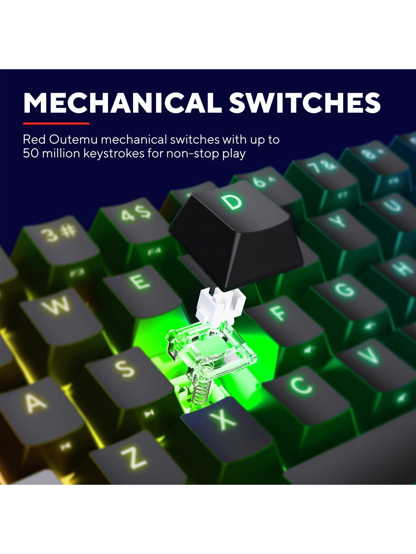 Image 4 of 6 of Trust GXT867 Acira 60% Mini Mechanical Gaming Keyboard with Full RGB Illumination