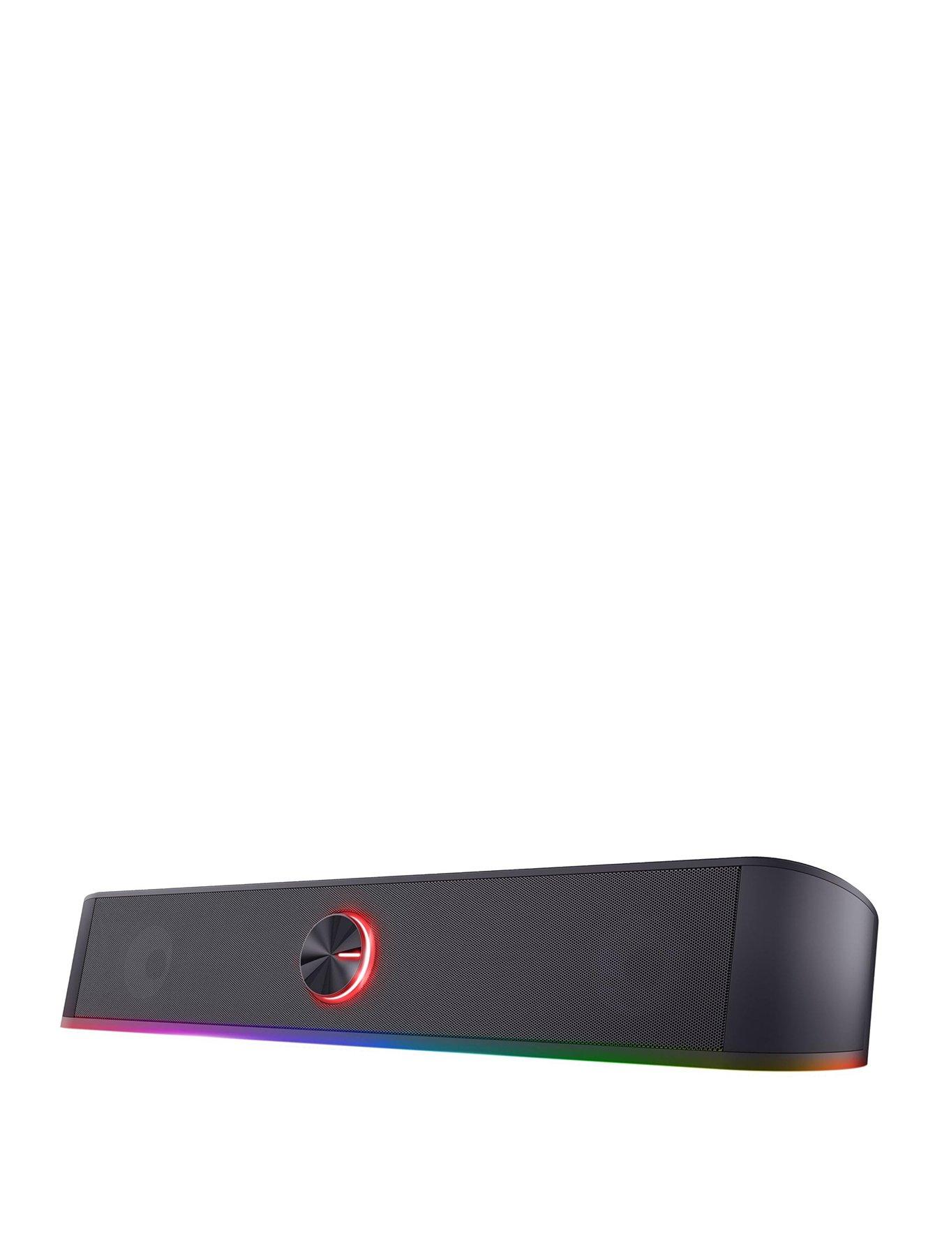 undefined GXT619 Thorne RGB Illuminated LED PC Speaker, Black