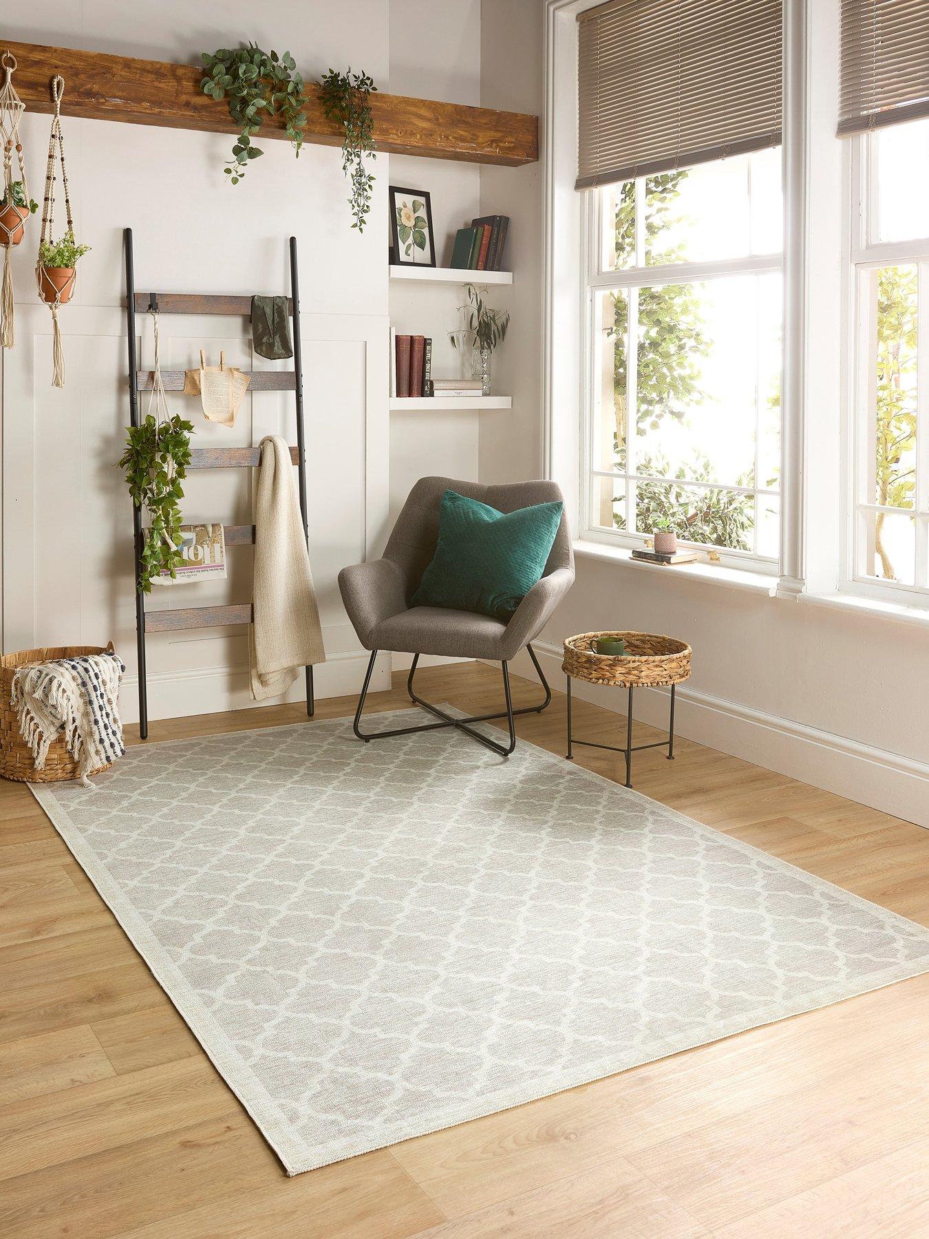 Product photograph of My Washable Chateau Rug from very.co.uk