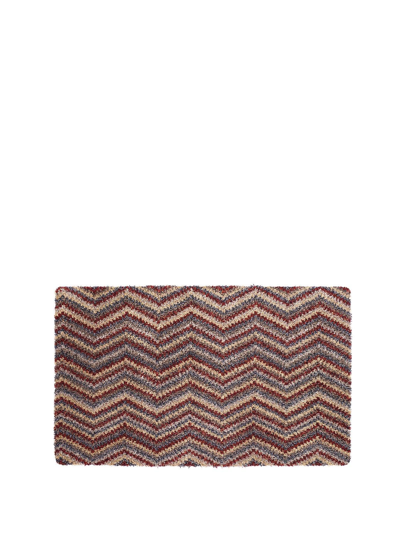 Product photograph of My Mat Cotton Chevron Mat from very.co.uk