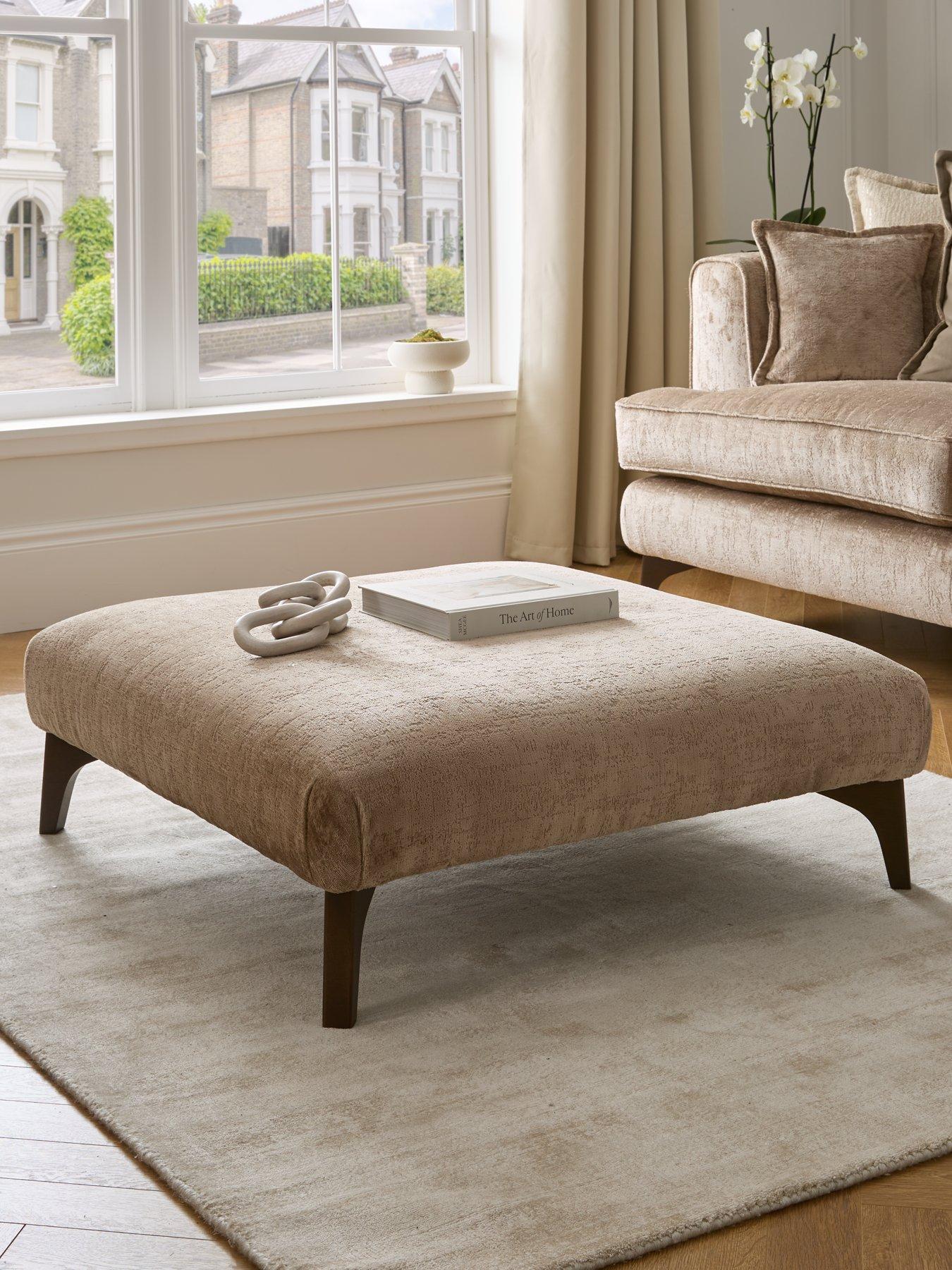 undefined Capri Footstool - Natural