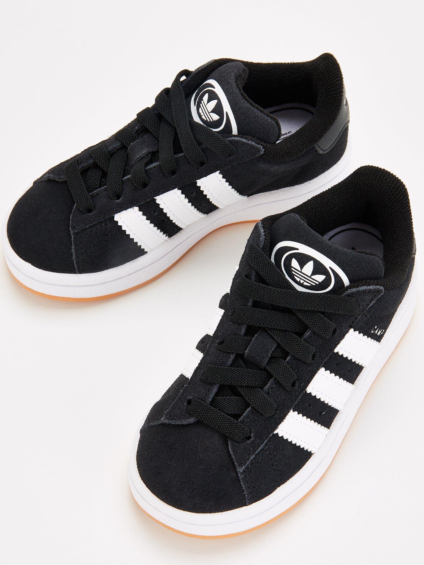 adidas gazelle silver green womens KIDS ADIDAS CAMPUS 00S COMFORT CLOSURE ELASTIC LACE (CORE BLACK/CLOUD  WHITE)