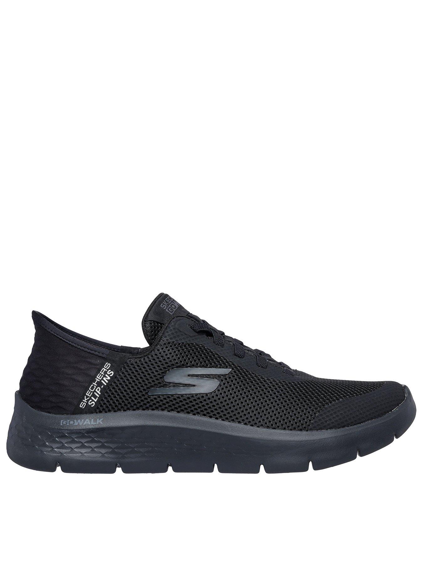 Skechers Hands Up Go Walk Flex Slip-Ins Trainers - Black