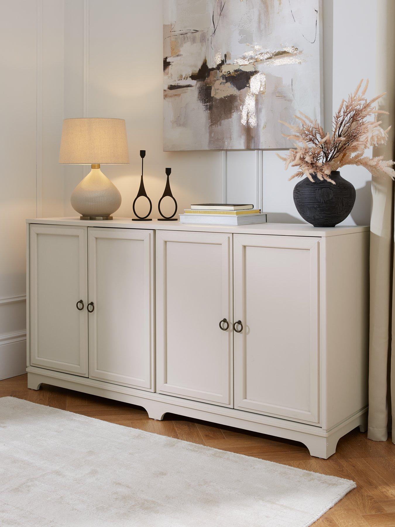 Product photograph of Very Home Cabot Large 4 Door Sideboard from very.co.uk