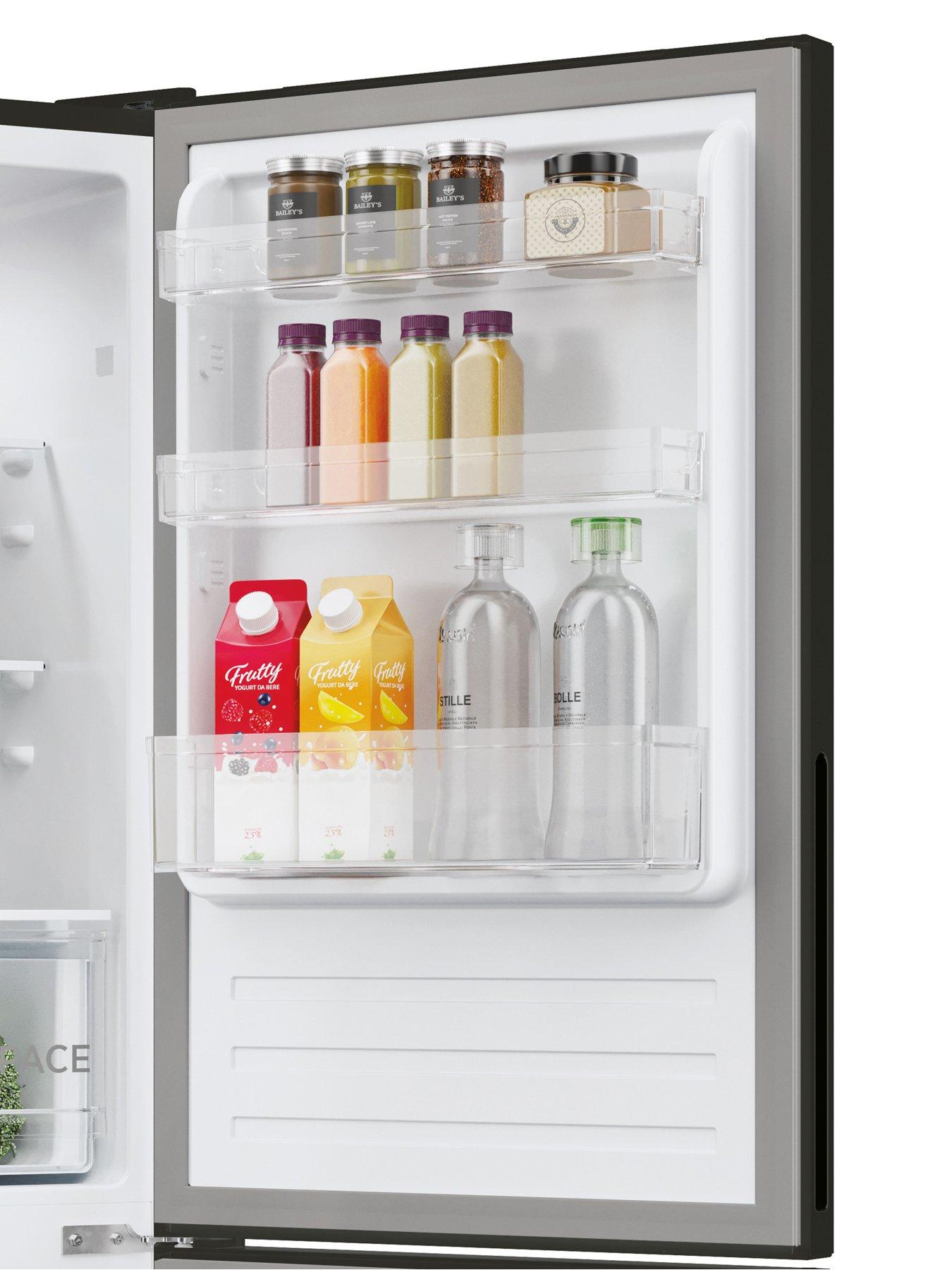 Image 4 of 7 of Hoover H-FRIDGE 300 HOCT3L517EBK 55cm Wide,&nbsp;175cm Tall, Low Frost Freestanding&nbsp;Fridge Freezer -&nbsp;Black