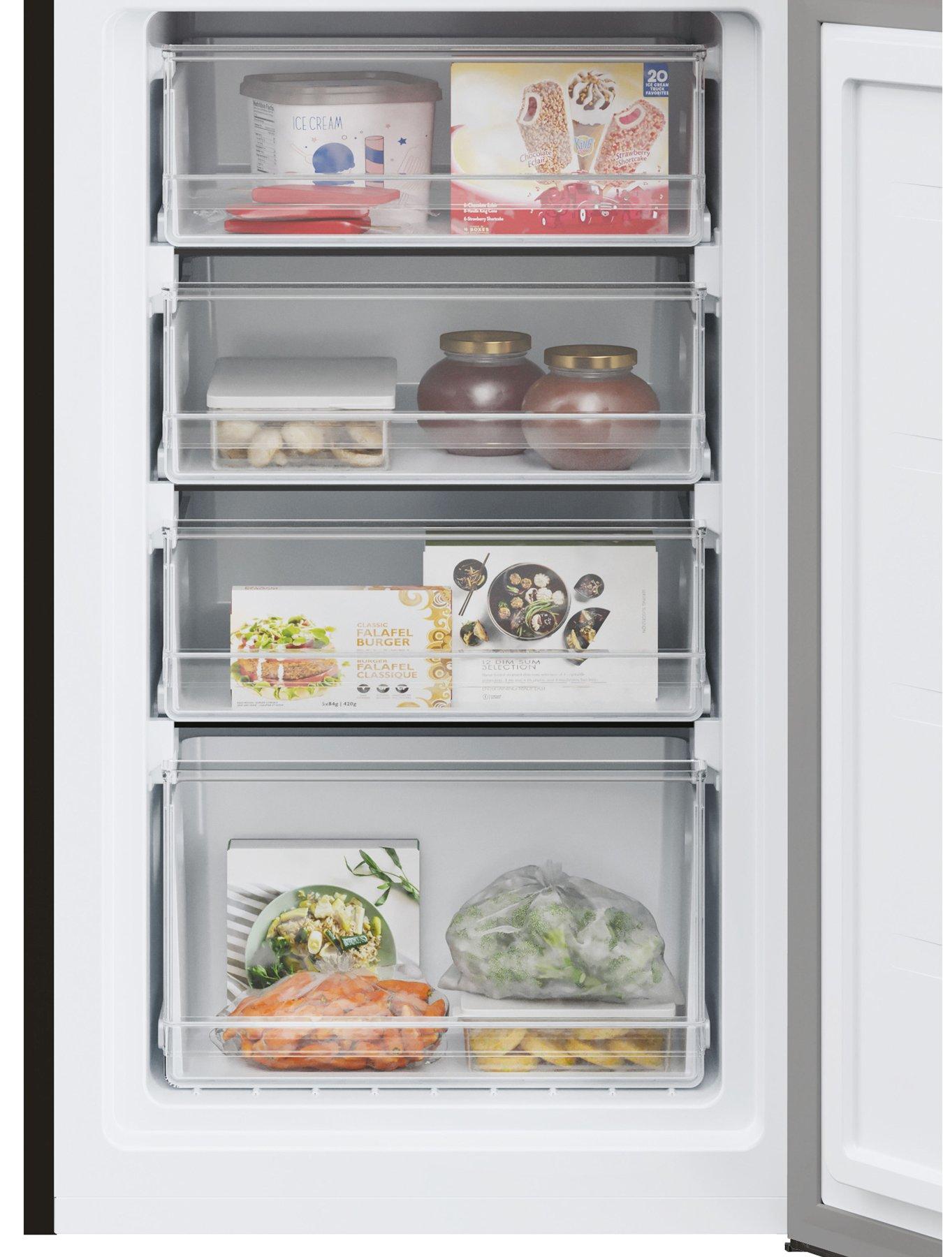 Image 5 of 7 of Hoover H-FRIDGE 300 HOCT3L517EBK 55cm Wide,&nbsp;175cm Tall, Low Frost Freestanding&nbsp;Fridge Freezer -&nbsp;Black
