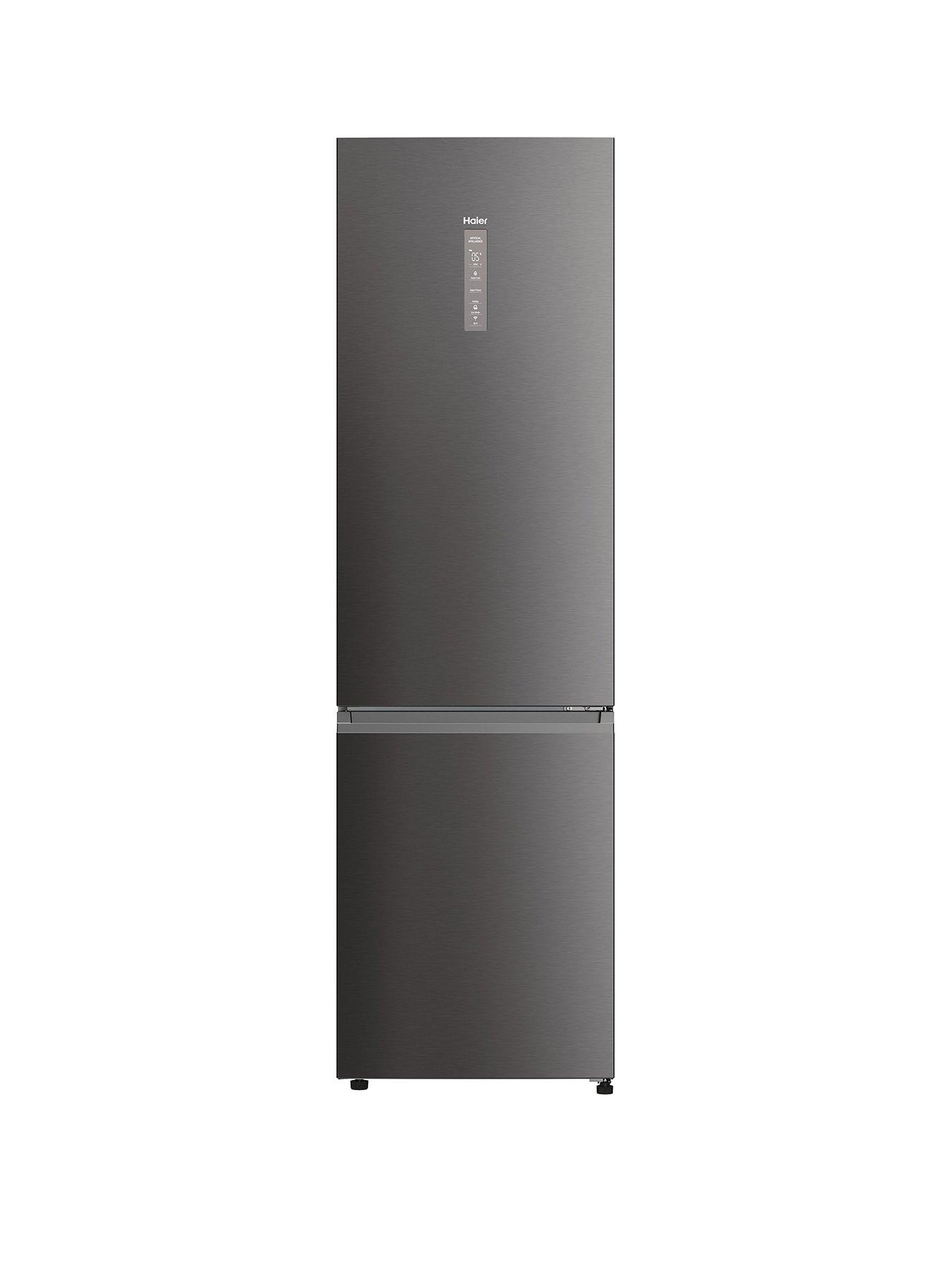Product photograph of Haier Hdpw5620anpd 70 30 Total No Frost Fridge Freezer A-rated Wifi - Inox from very.co.uk