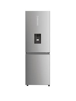 Product photograph of Haier Hdpw5618dwpk 50 50 Total No Frost Fridge Freezer D-rated Water Dispenser Wifi - Inox from very.co.uk